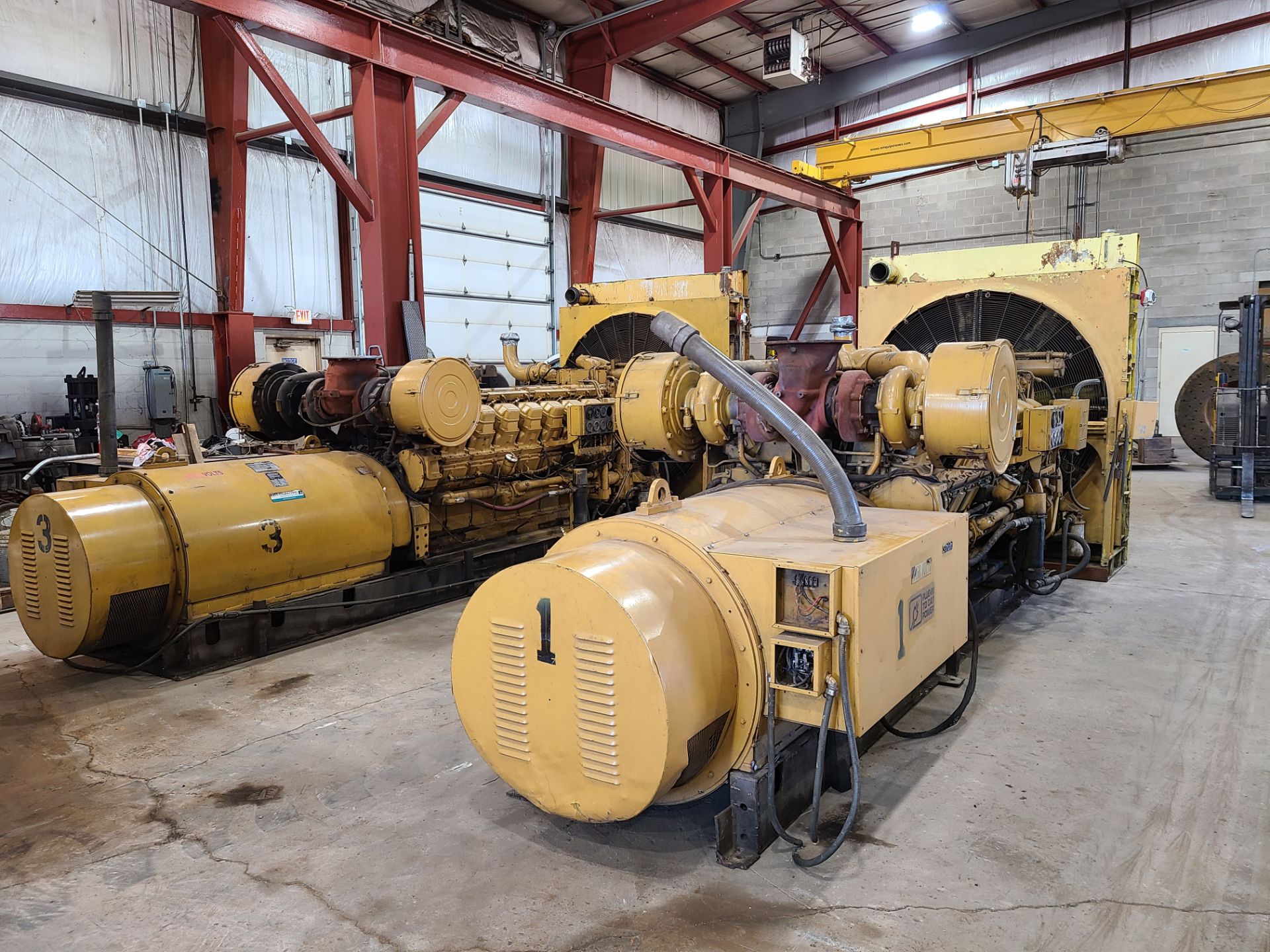 CATERPILLAR 3516 ENGINES W/4160 GENERATORS, 15,909 HOURS, RUNNING TAKE OUT - Image 3 of 3