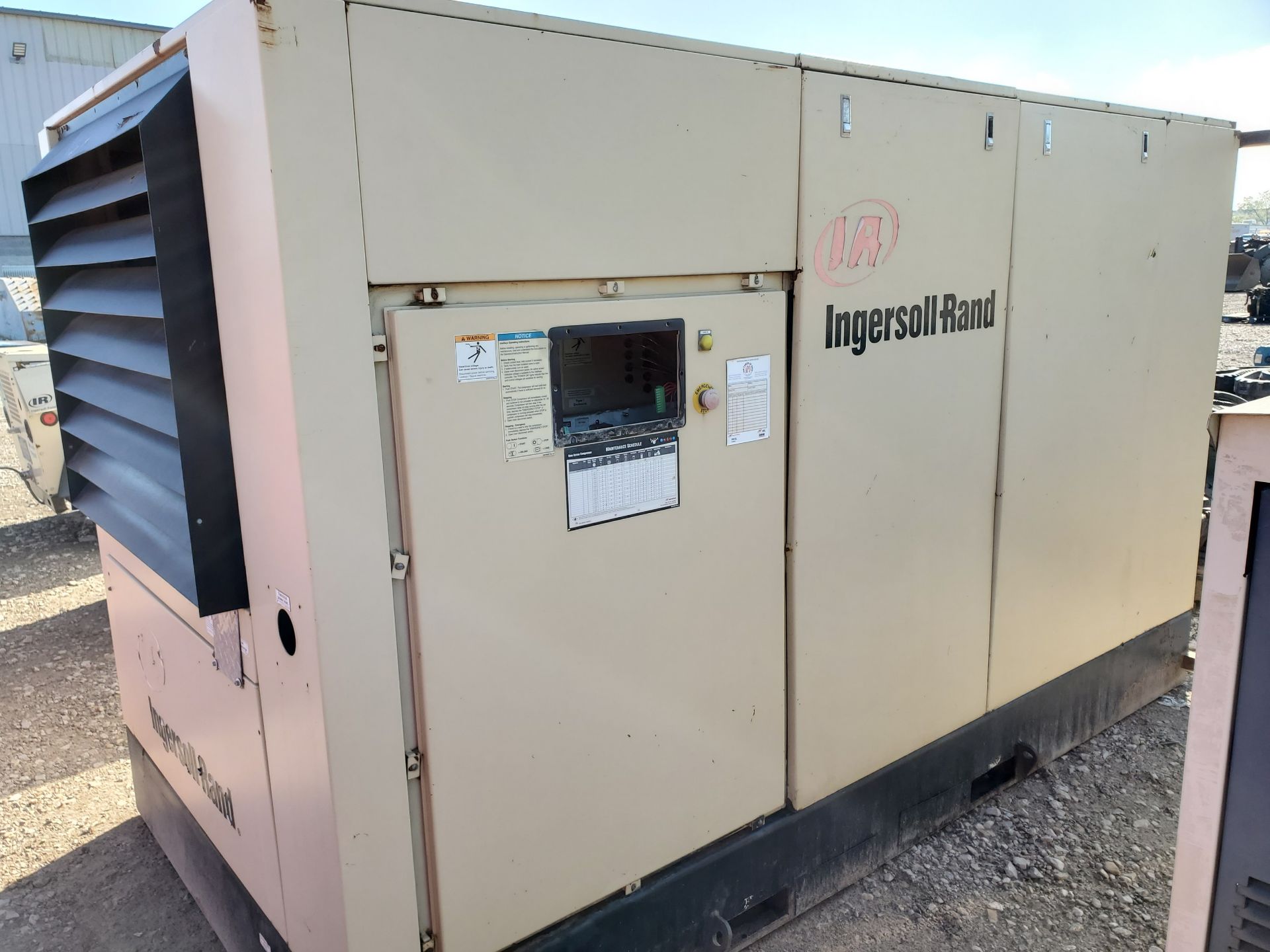 INGERSOLL-RAND 125 HP GEAR DRIVEN AIR COMPRESSOR, MODEL SSR-HP125, 519 CFM, 150 PSIG, 3 PH/60H - Image 10 of 14