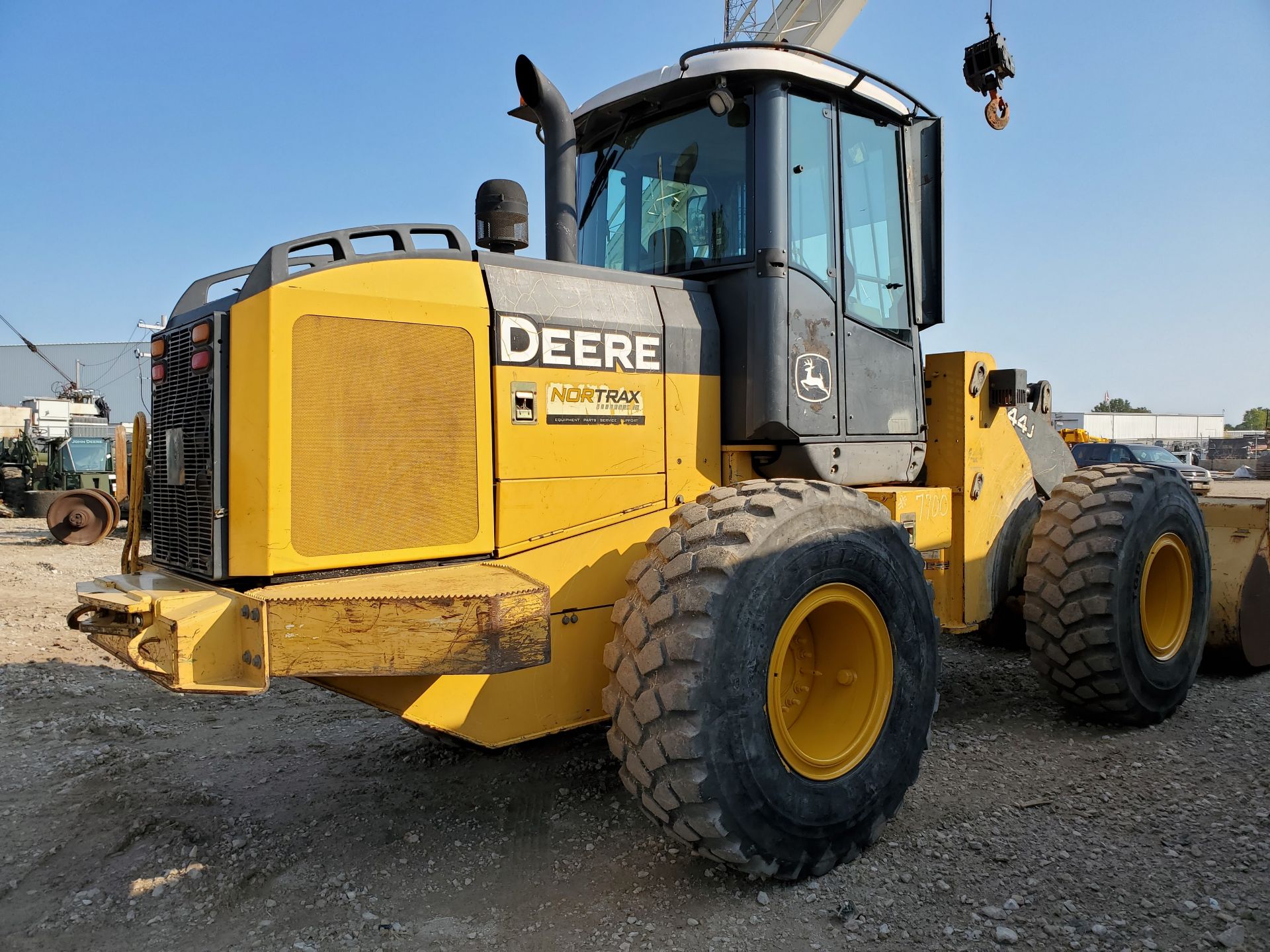 JOHN DEERE 544J ARTICULATING FRONT END LOADER WITH BUCKET, PNEUMATIC TIRES, PIN# DW544JZ604604, - Image 9 of 20