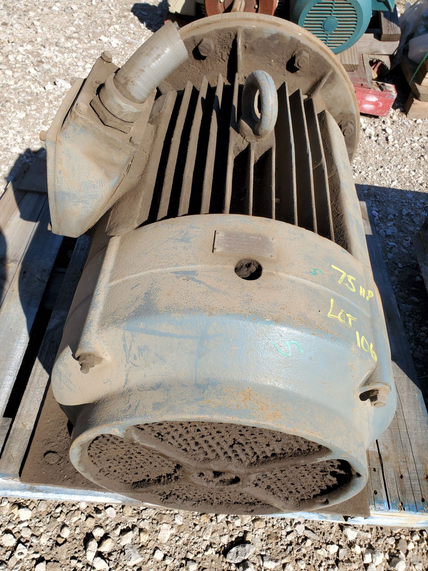 75 HP ELECTRIC MOTOR, TAG WORE OUT - Image 2 of 4