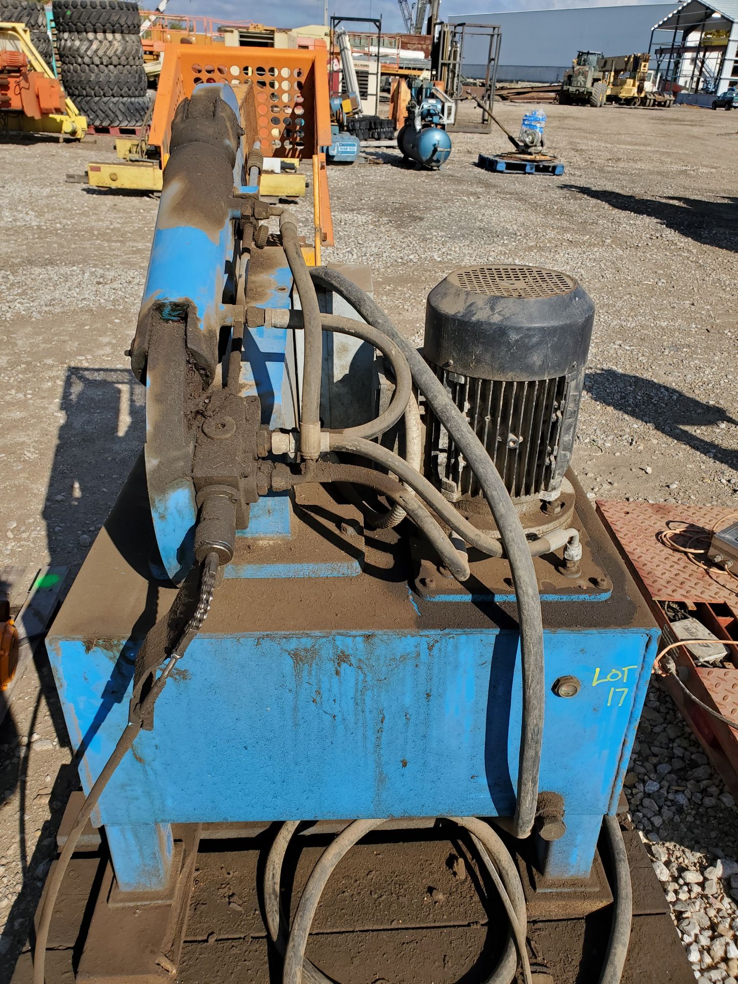 GENSCO ALLIGATOR NON-FARISH HYDRAULIC SHEAR, HYDRAULIC INTEGRATED POWER UNIT, MODEL K7X34, 14'' - Image 8 of 12