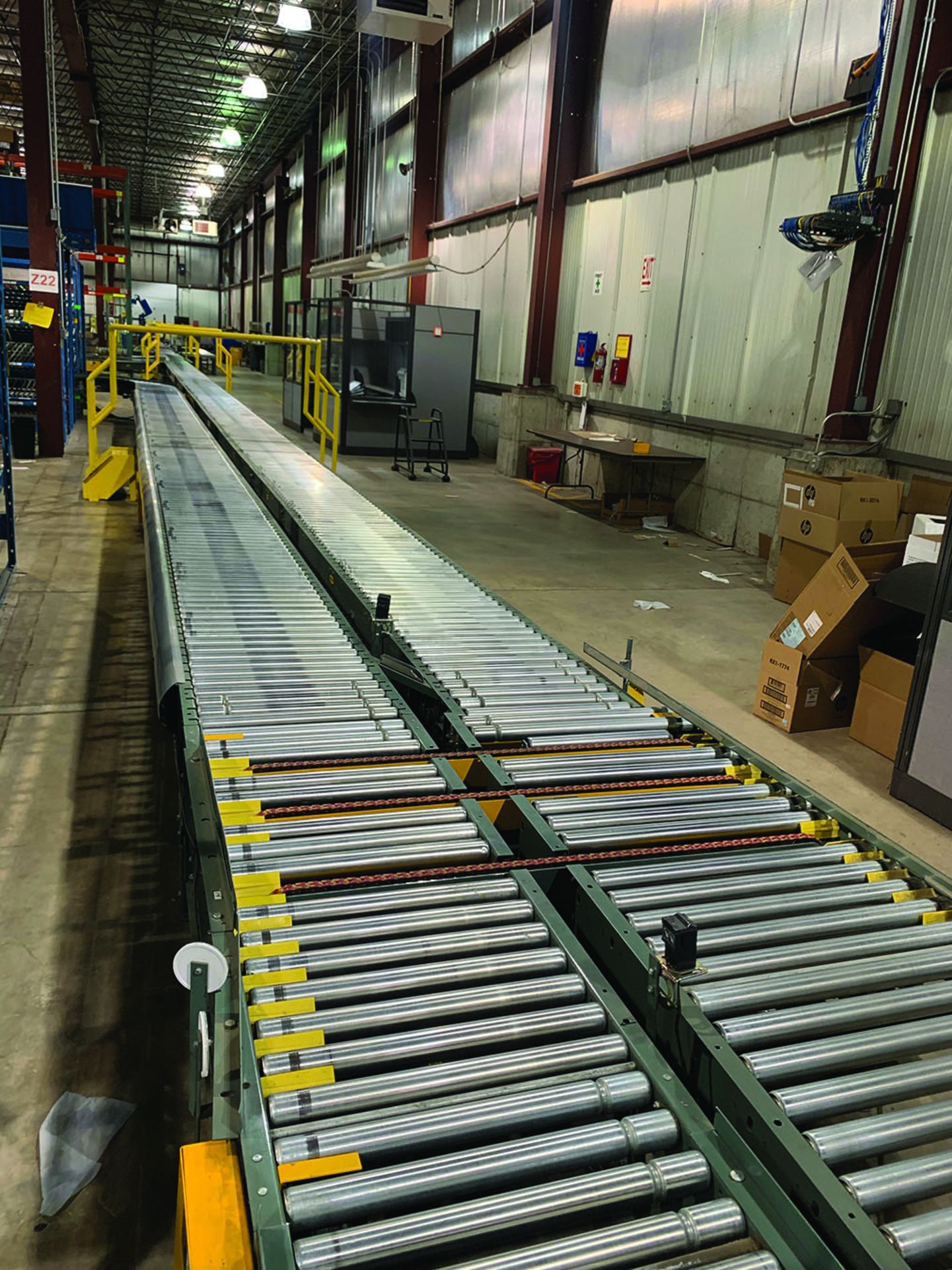 HYTROL POWER ROLLING CONVEYOR, VARIOUS WIDTH 36''-14'', WITH LASER SENSORS AND MULTIDIRECTIONAL - Image 13 of 13