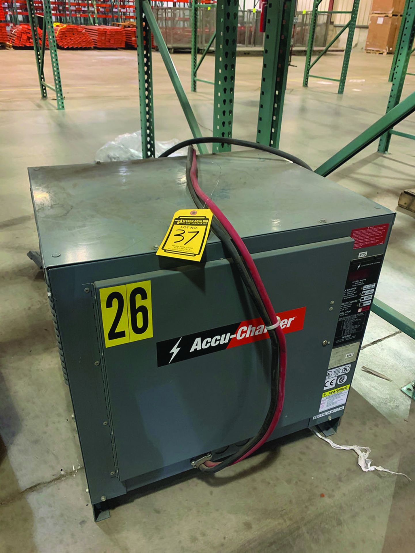 ACCU-CHARGER INDUSTRIAL BATTERY CHARGER, 480V, 3HP, MODEL 750C3-18
