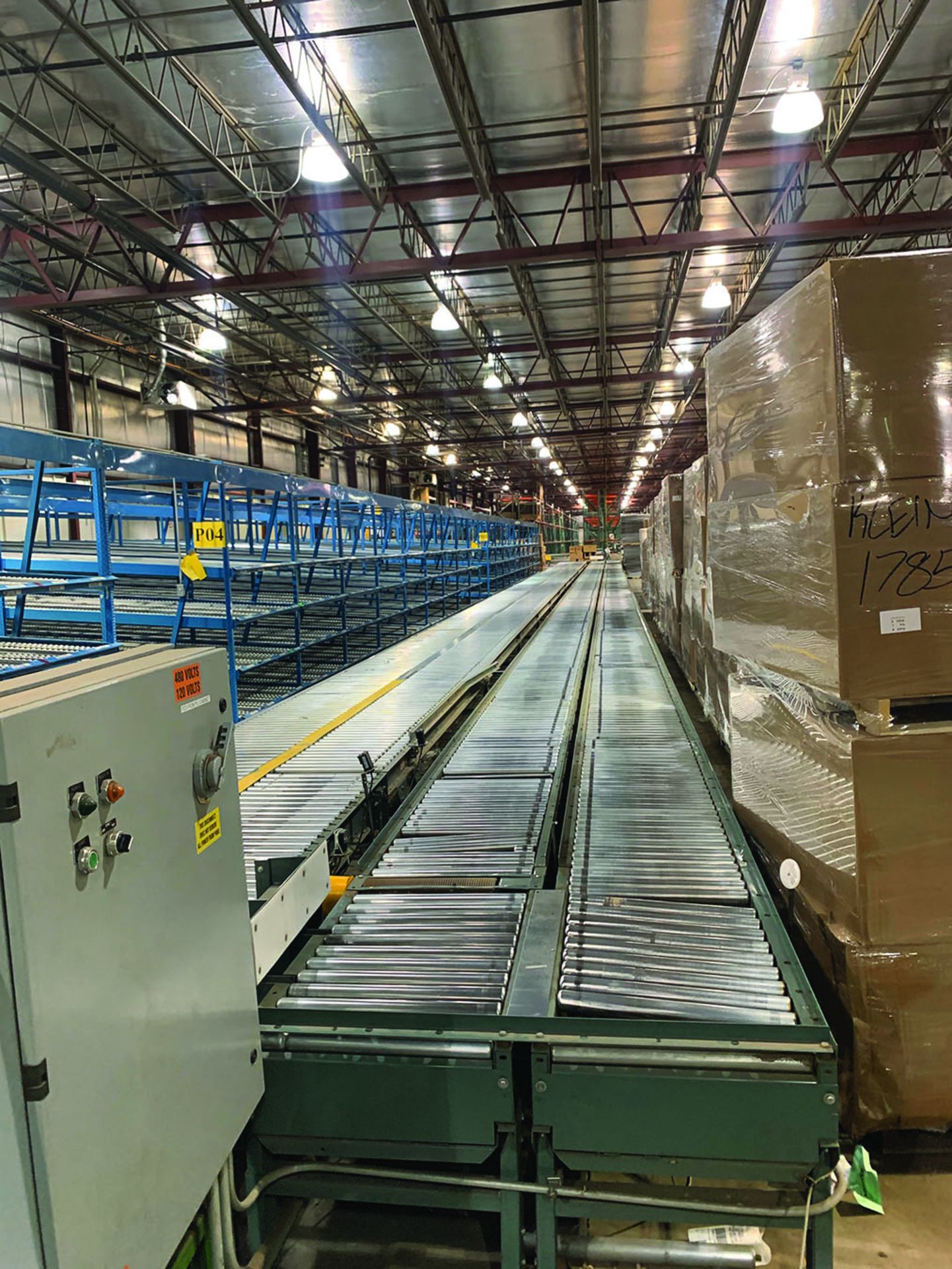 HYTROL POWER ROLLING CONVEYOR, VARIOUS WIDTH 36''-14'', WITH LASER SENSORS AND MULTIDIRECTIONAL - Image 11 of 13