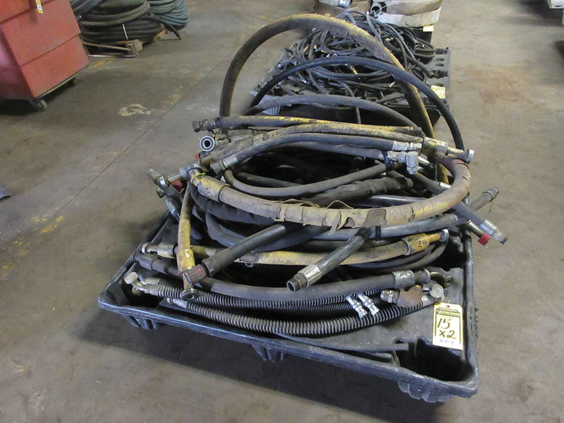 (2) PALLETS W/ ASSORTED HYDRAULIC HOSE