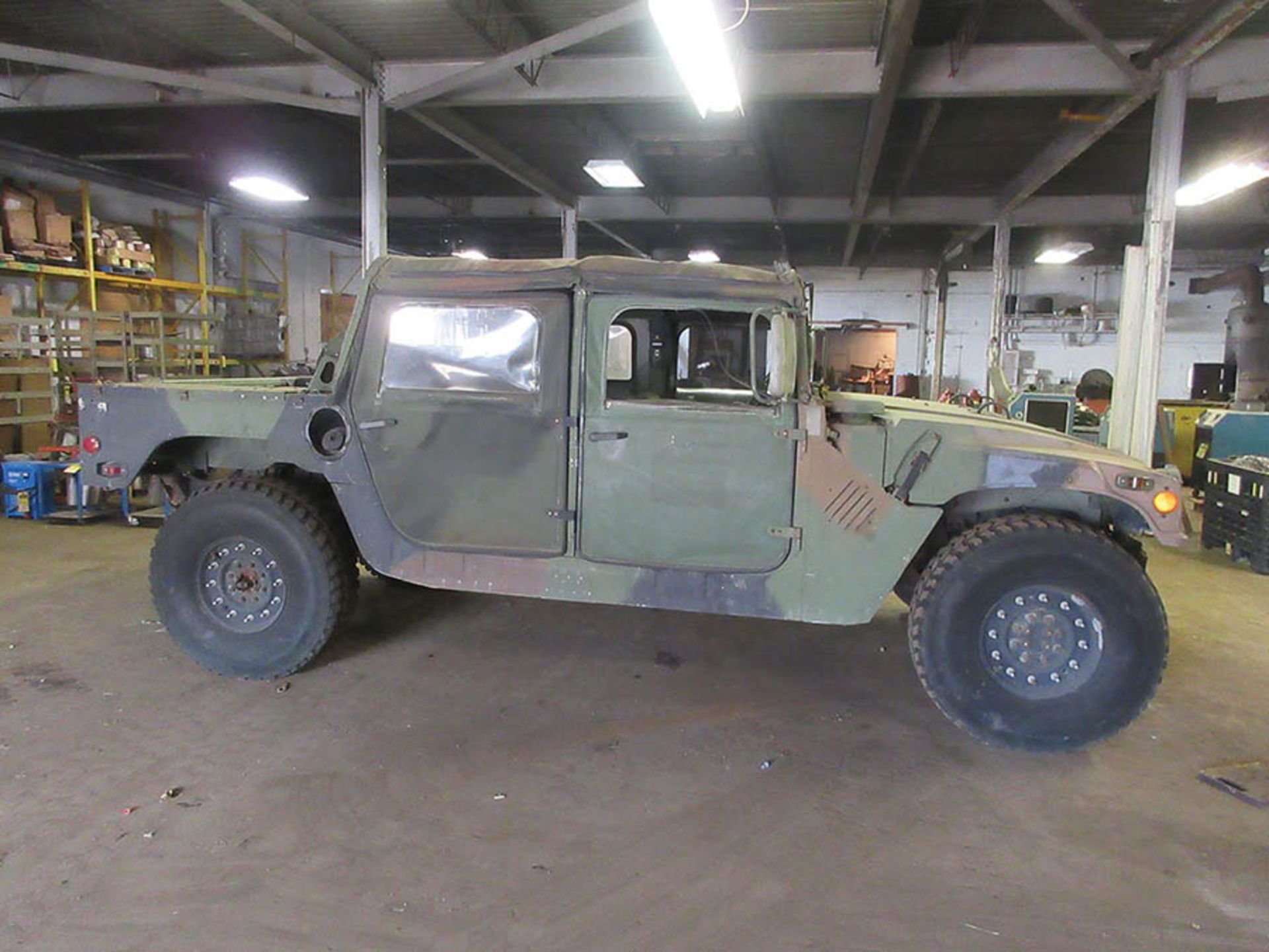 MILITARY HUMVEE, MODEL N626, 4 X 4, 4-DOOR, 5,200 LB. CURB WT., 2,500 LB. MAX. PAYLOAD, 6.4 L. V-8 - Image 3 of 11