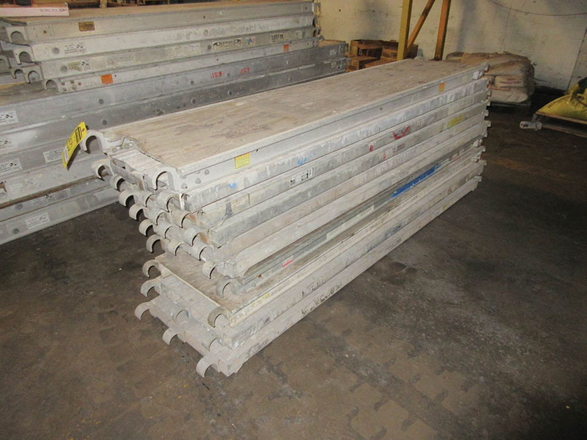 (10) ALUMINUM SCAFFOLD WALK BOARDS, 7' X 19'' - Image 2 of 2