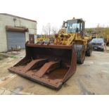 1989 CATERPILLAR 950F SERIES II WHEEL LOADER, SOLID TIRES, 119'' BUCKET, S/N 5SK0, 3116 ENGINE S/N