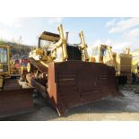 CATERPILLAR D10N DOZER, 176'' BLADE, 3-FINGER 102'' W. RIPPER ATTACHMENT, 24'' W. TRACKS, 3412