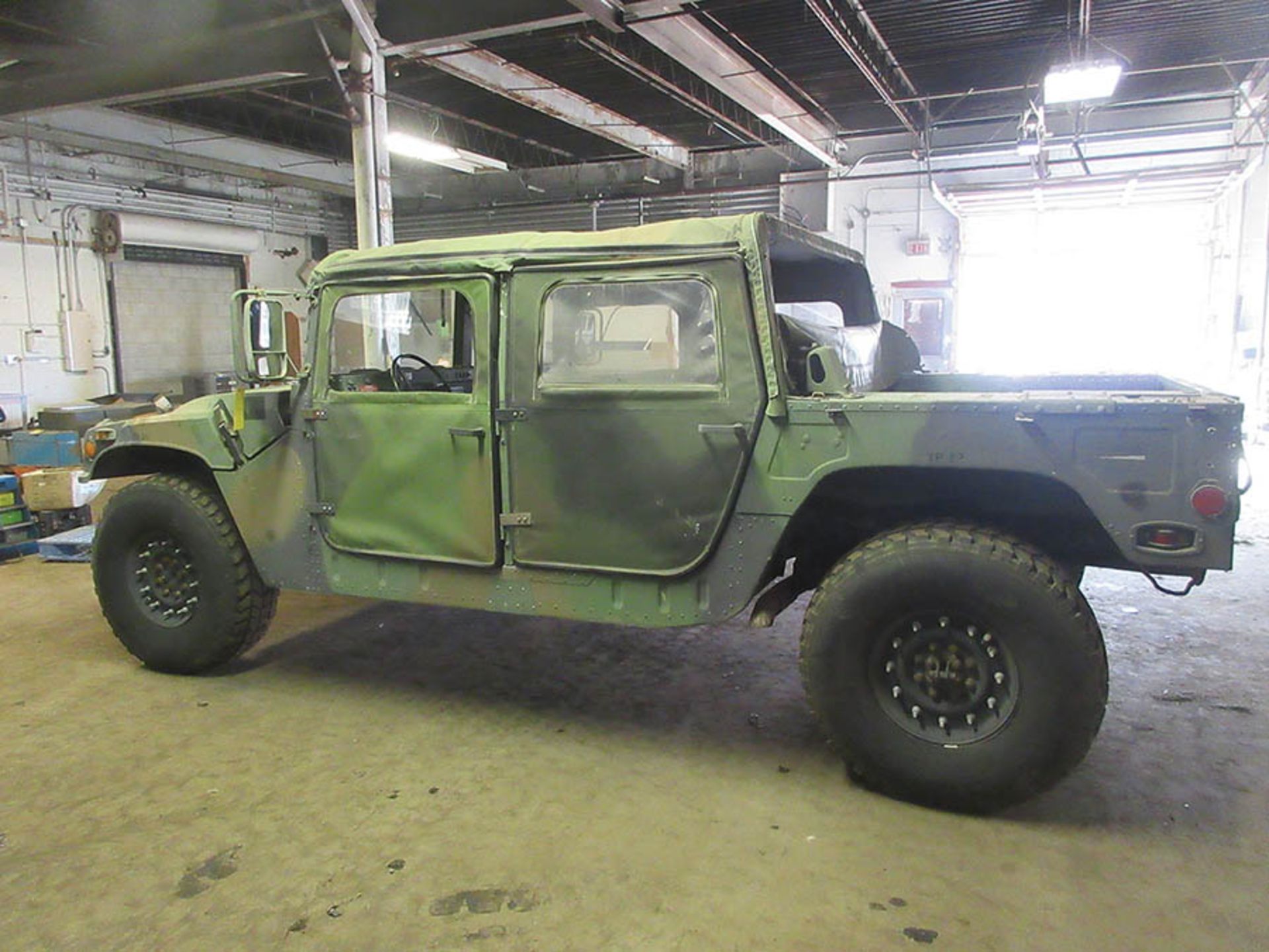 MILITARY HUMVEE, MODEL N626, 4 X 4, 4-DOOR, 5,200 LB. CURB WT., 2,500 LB. MAX. PAYLOAD, 6.4 L. V-8 - Image 5 of 11