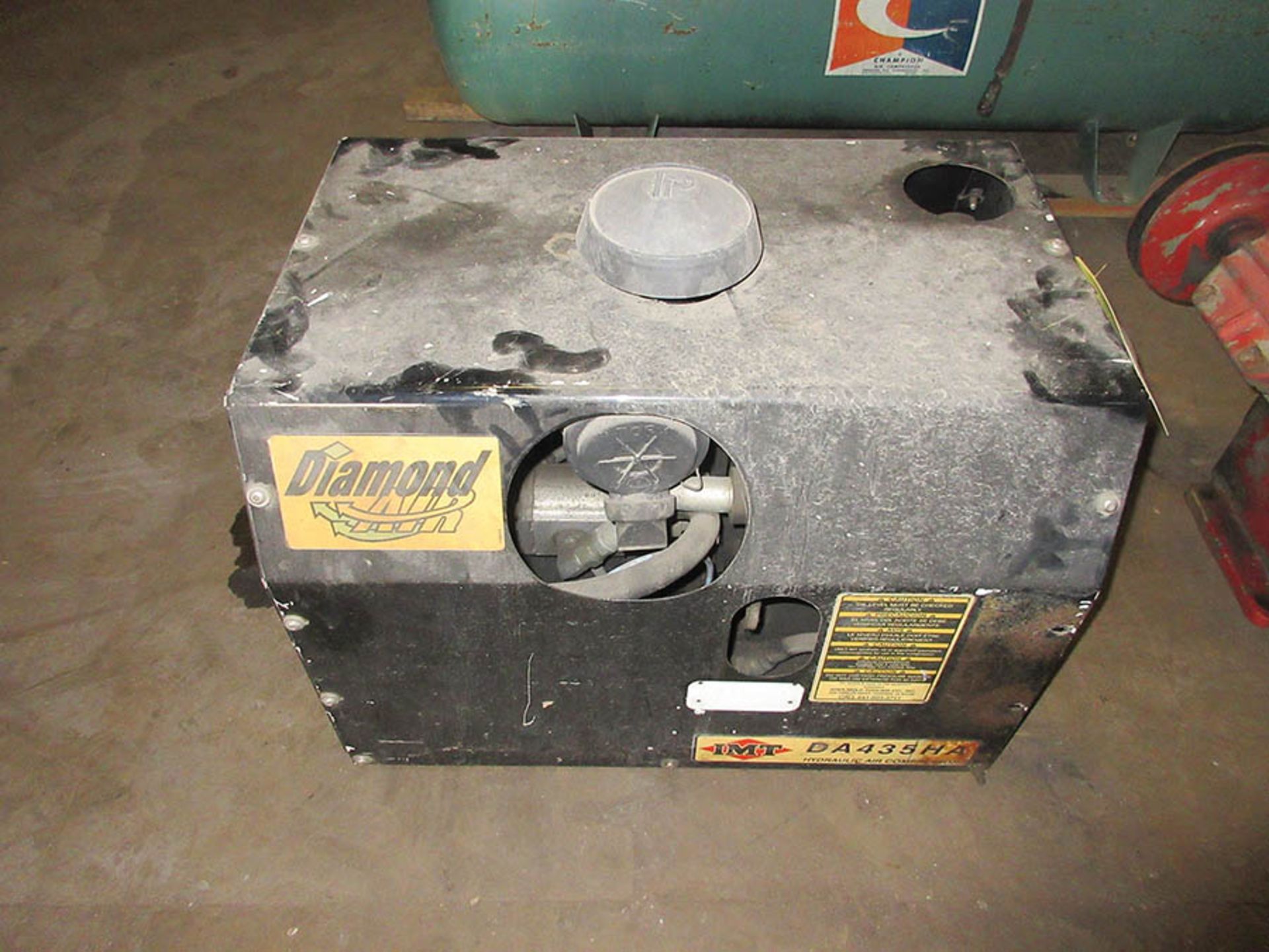 IMT DIAMOND AIR HYDRAULIC AIR COMPRESSOR, MODEL DA435HA