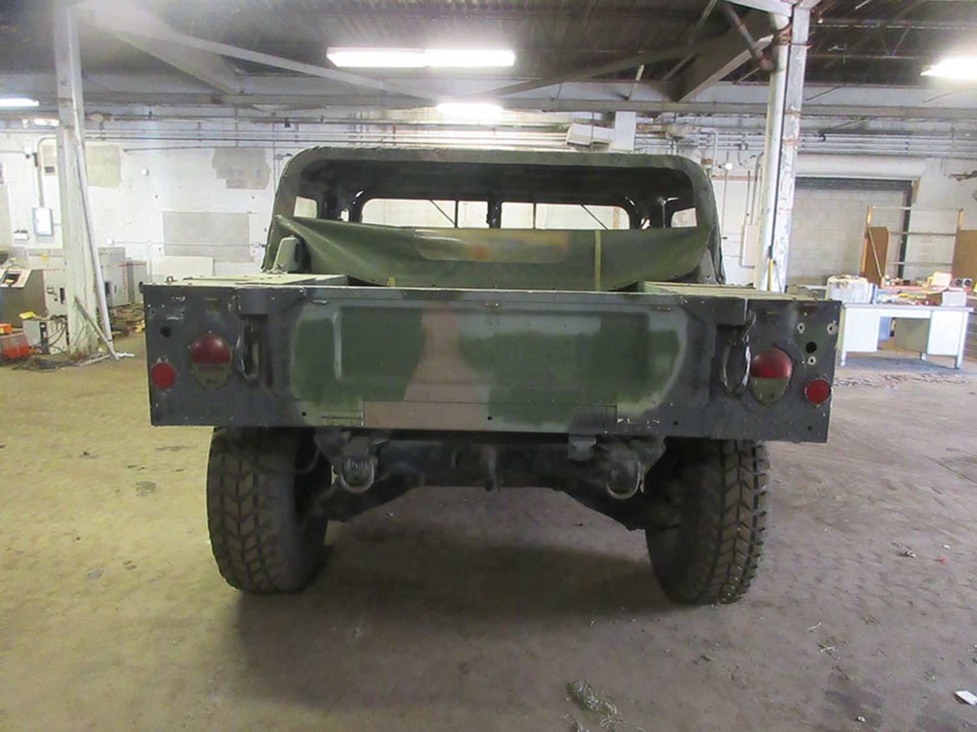 MILITARY HUMVEE, MODEL N626, 4 X 4, 4-DOOR, 5,200 LB. CURB WT., 2,500 LB. MAX. PAYLOAD, 6.4 L. V-8 - Image 4 of 11