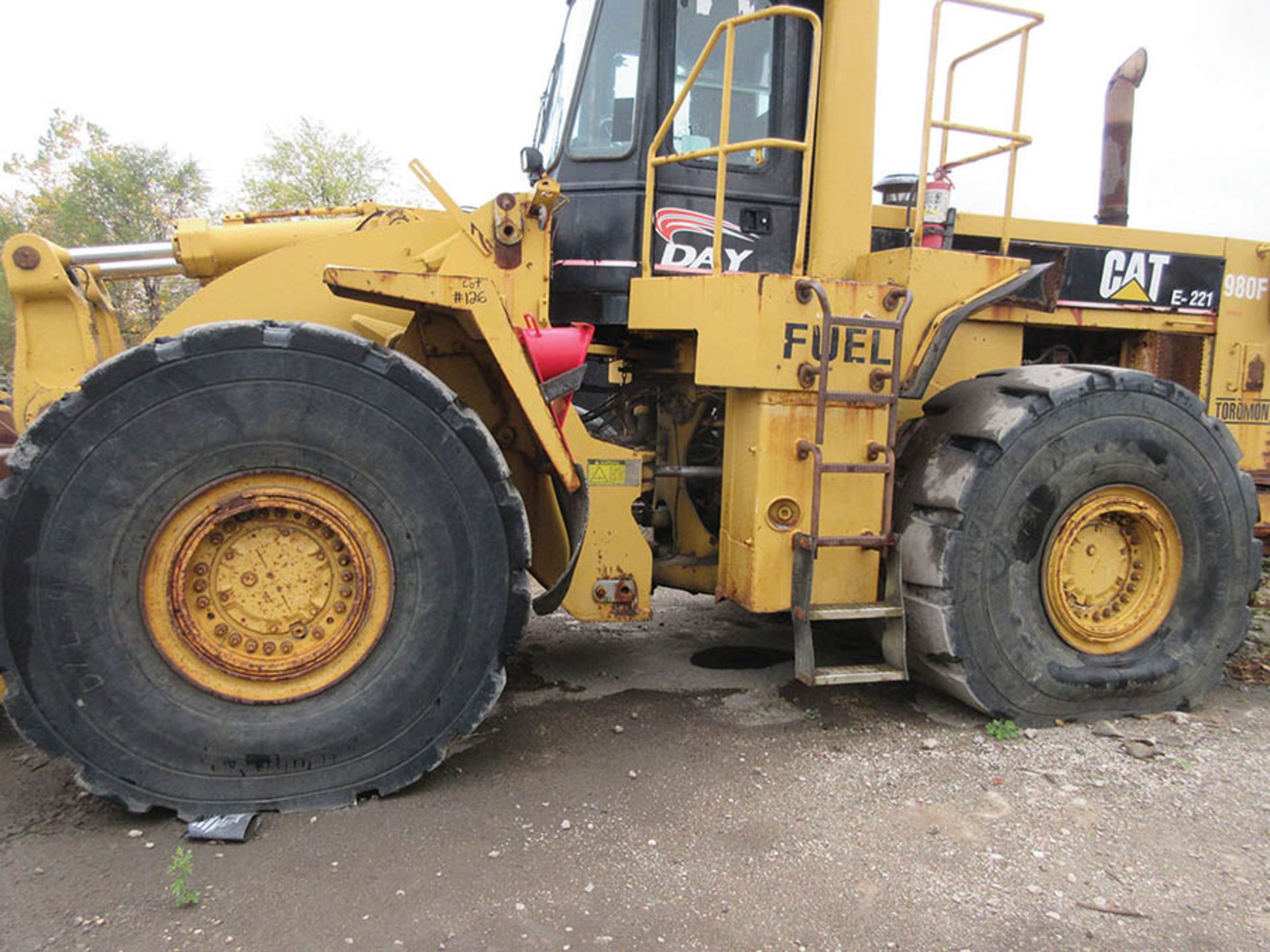 CATERPILLAR 980F SERIES II WHEEL LOADER, 29.5 - 25 TIRES, 132'' W. BUCKET, PIN# 8JN00784, 3406 - Image 4 of 19