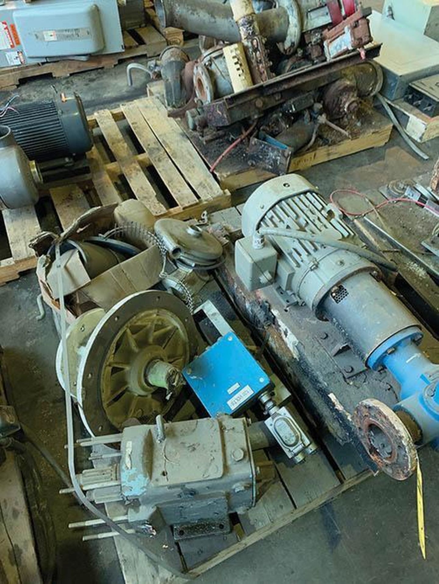 ASSORTED ELECTRIC MOTOR PARTS