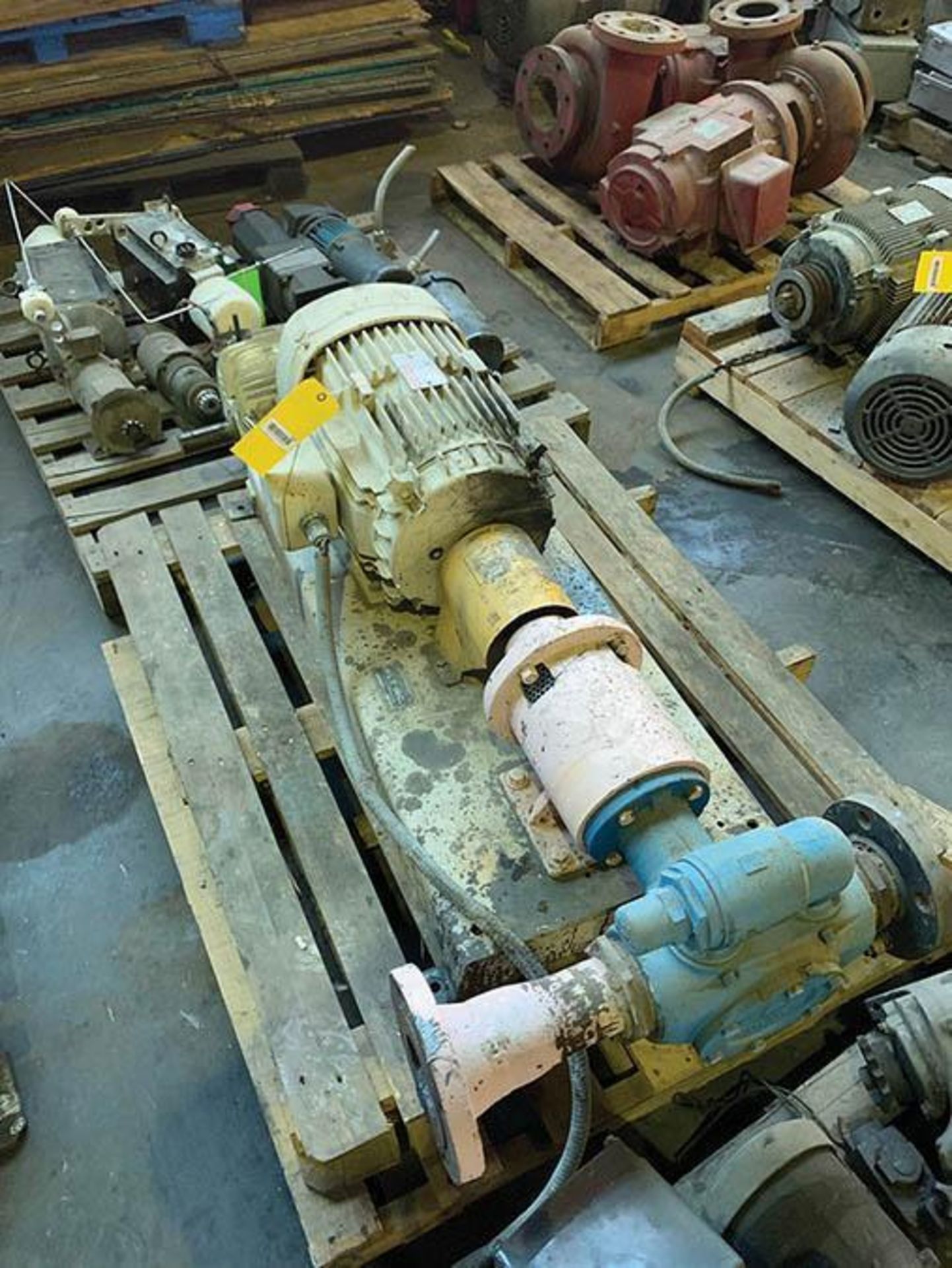 GENERAL ELECTRIC MOTOR W/ HYDRAULIC PUMP IMPLEMENT