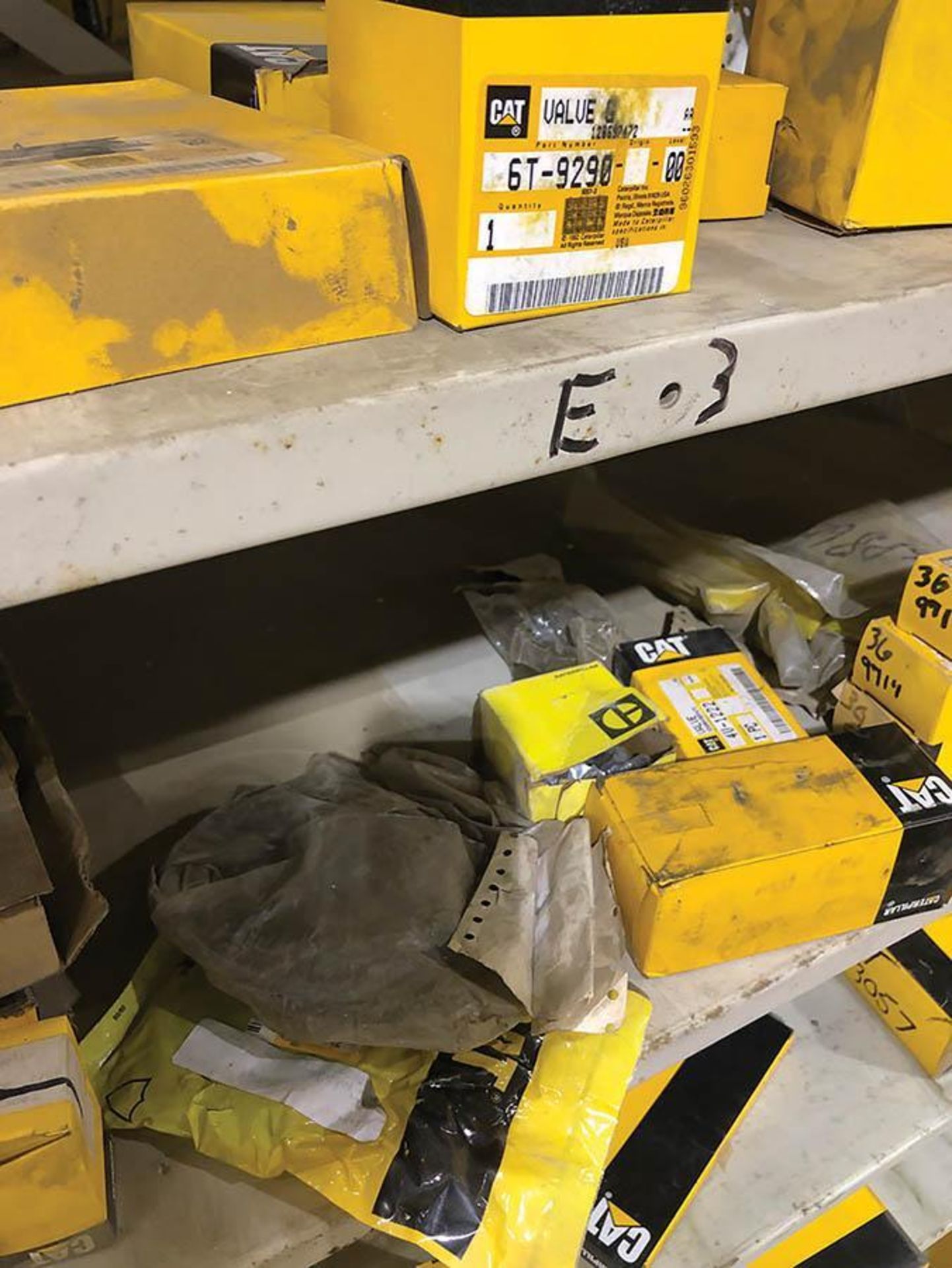 SHELF WITH ASSORTED CONTENTS OF NEW CATERPILLAR PARTS - Image 2 of 16