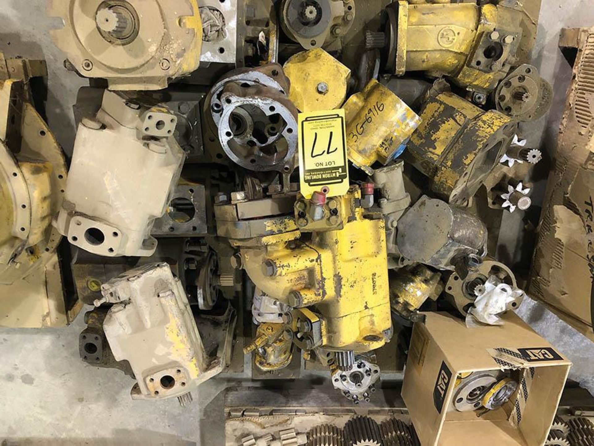 SKID OF ASSORTED CATERPILLAR VANE AND GEAR PUMPS - Image 2 of 2