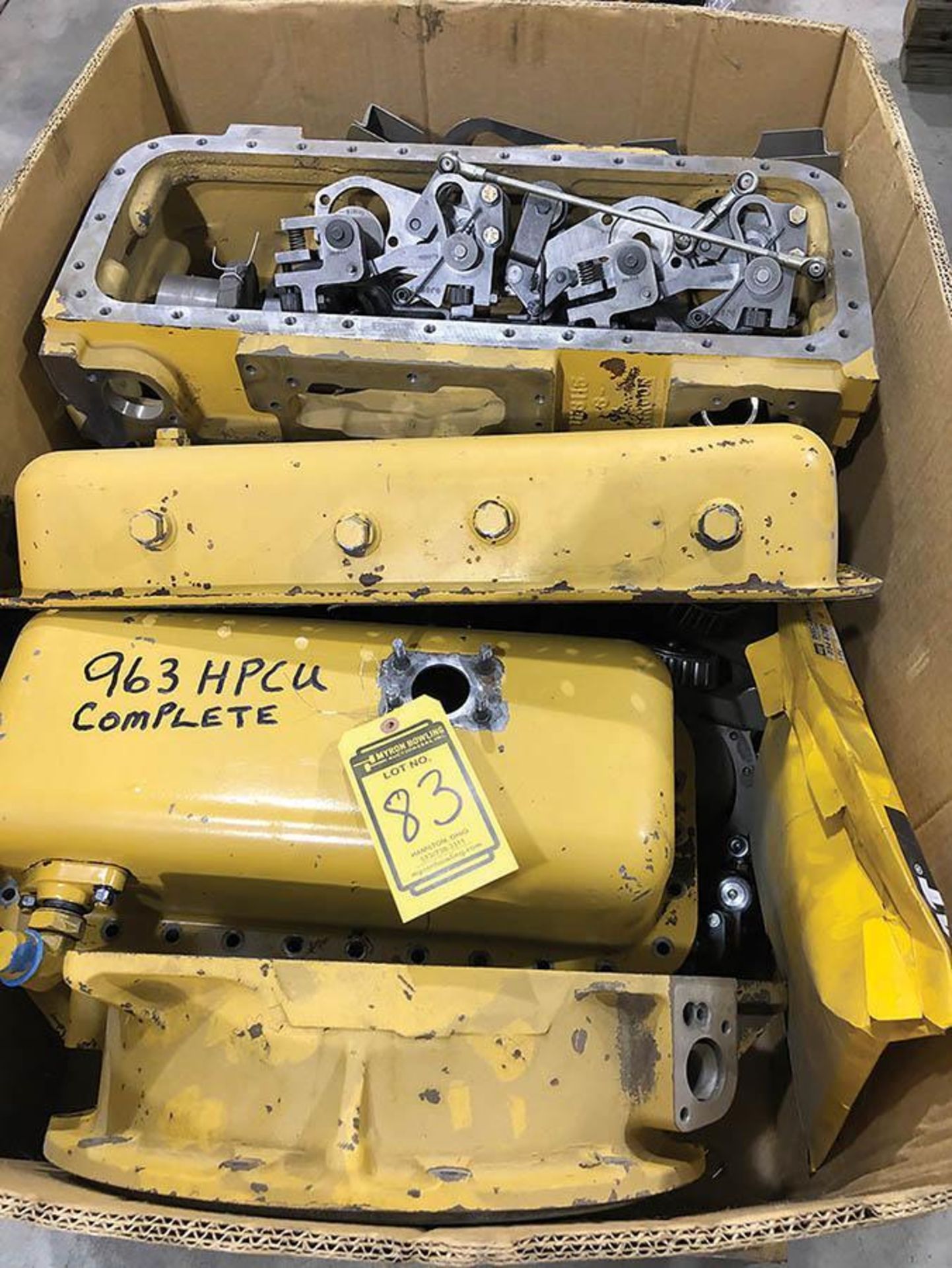 CATERPILLAR 963 HYDRAST TRANSMISSION, DISASSEMBLED