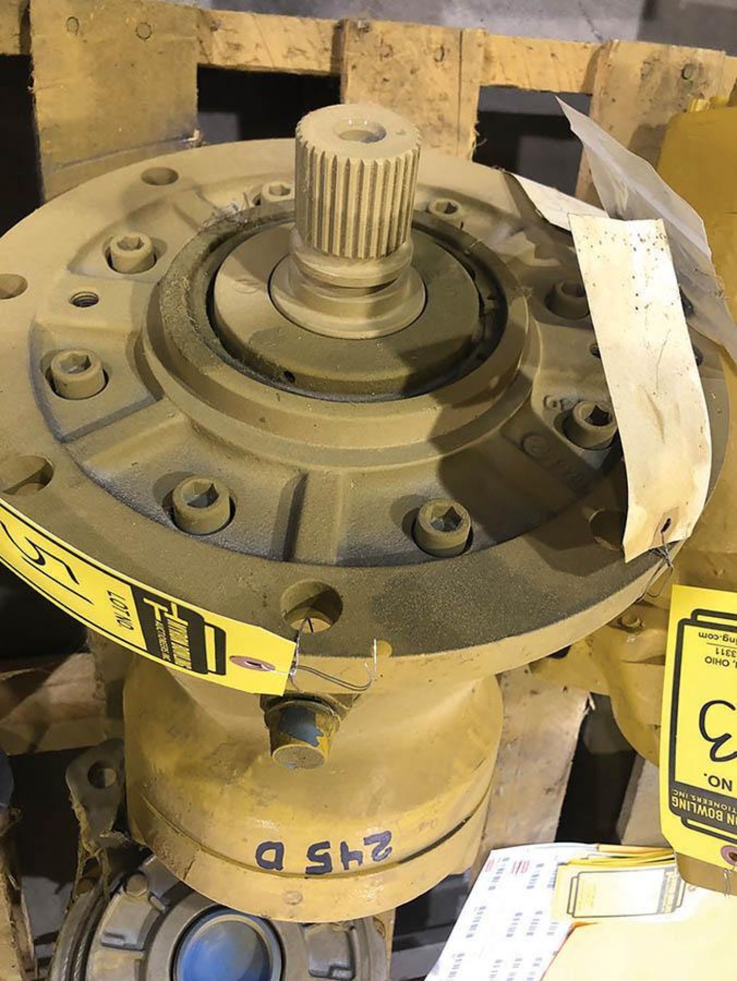 CATERPILLAR 245D SWING MOTOR, REBUILT - Image 2 of 2