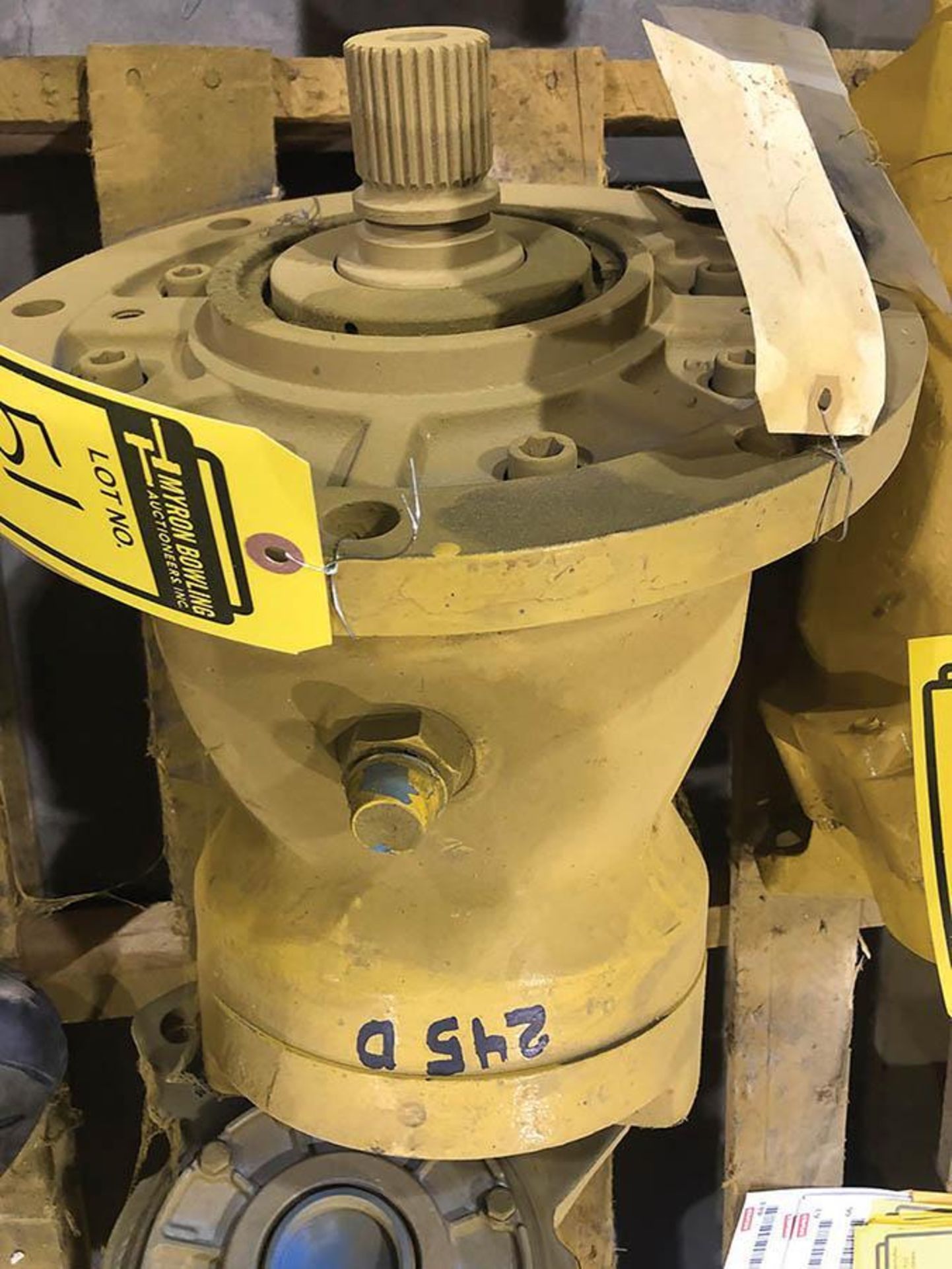 CATERPILLAR 245D SWING MOTOR, REBUILT