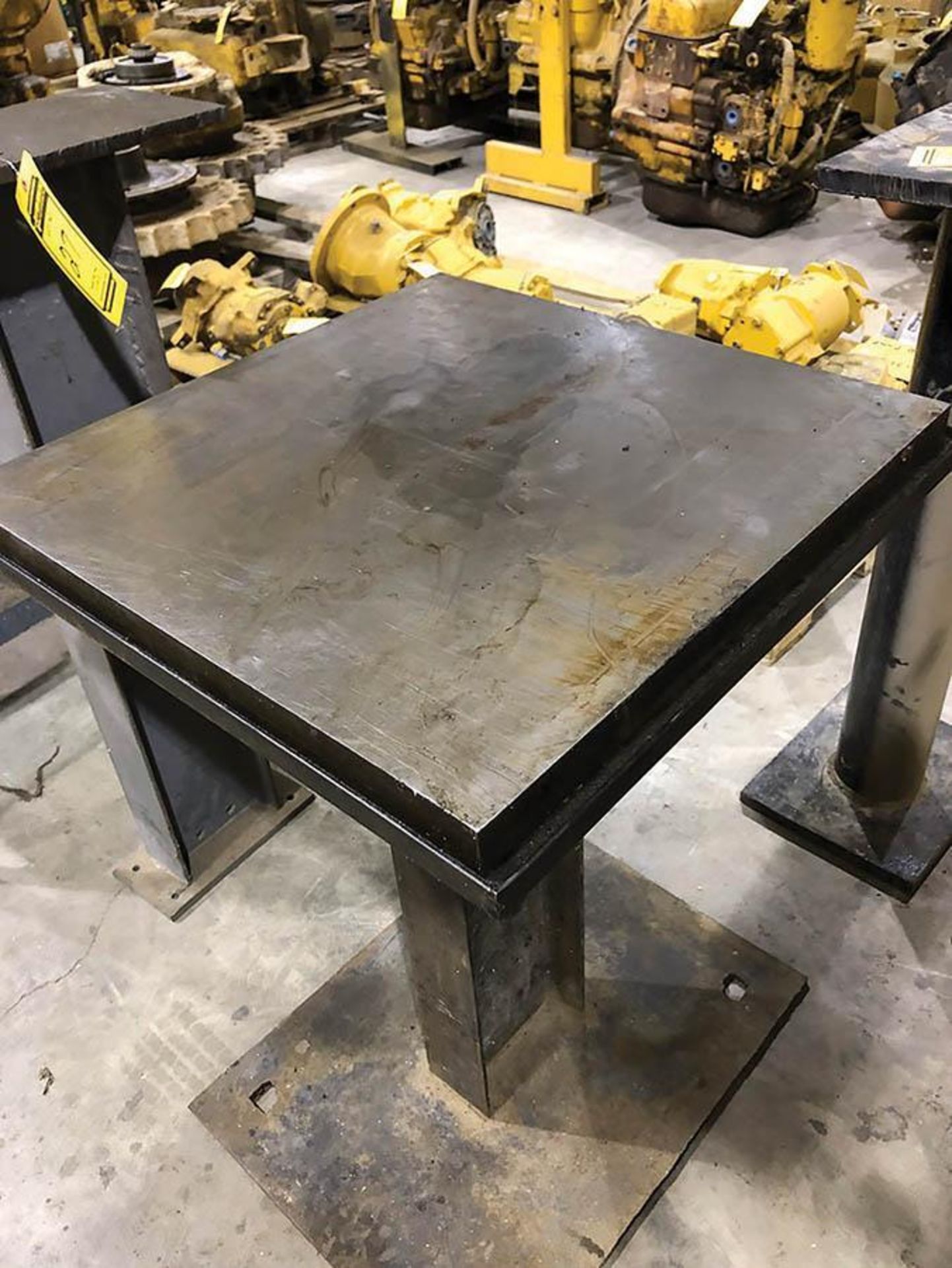 STEEL SURFACE PLATE ON STEEL STAND - Bild 2 aus 3