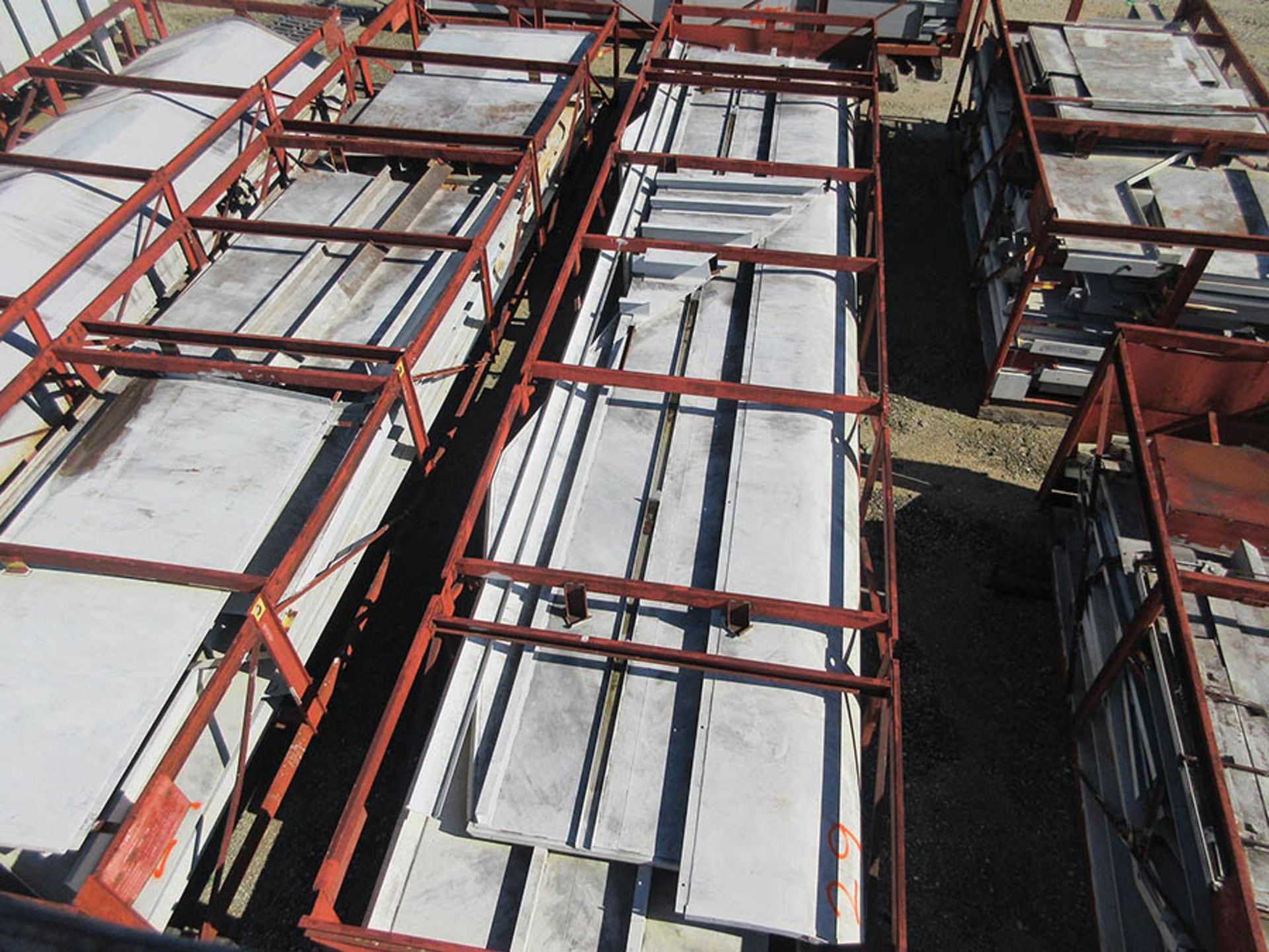 SMALLER LOT OF STRUCTURAL STEEL: ASSORTED PIECES, CRATES AVERAGE 535'' X 134'', LOCATION: GRID 3H - Image 5 of 11