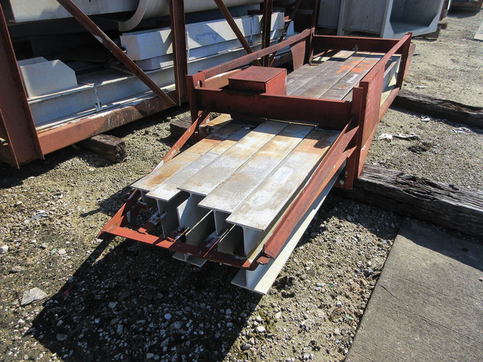 LOT OF STRUCTURAL STEEL & DUCTING: BEAMS UP TO 336'' X 41'' X 16'' X 2 1/4'', LOCATION: GRID 3I - Image 17 of 20