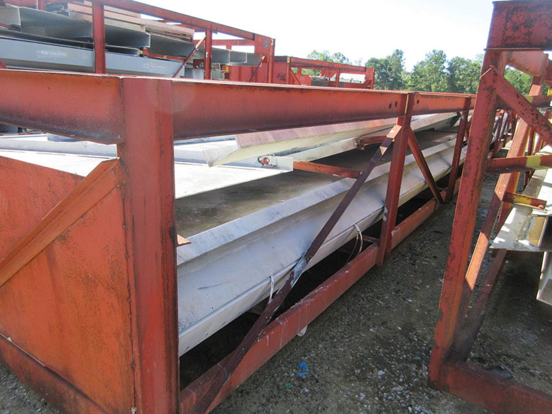 SMALLER LOT OF STRUCTURAL STEEL: ASSORTED PIECES, CRATES AVERAGE 535'' X 134'', LOCATION: GRID 3H - Image 9 of 11