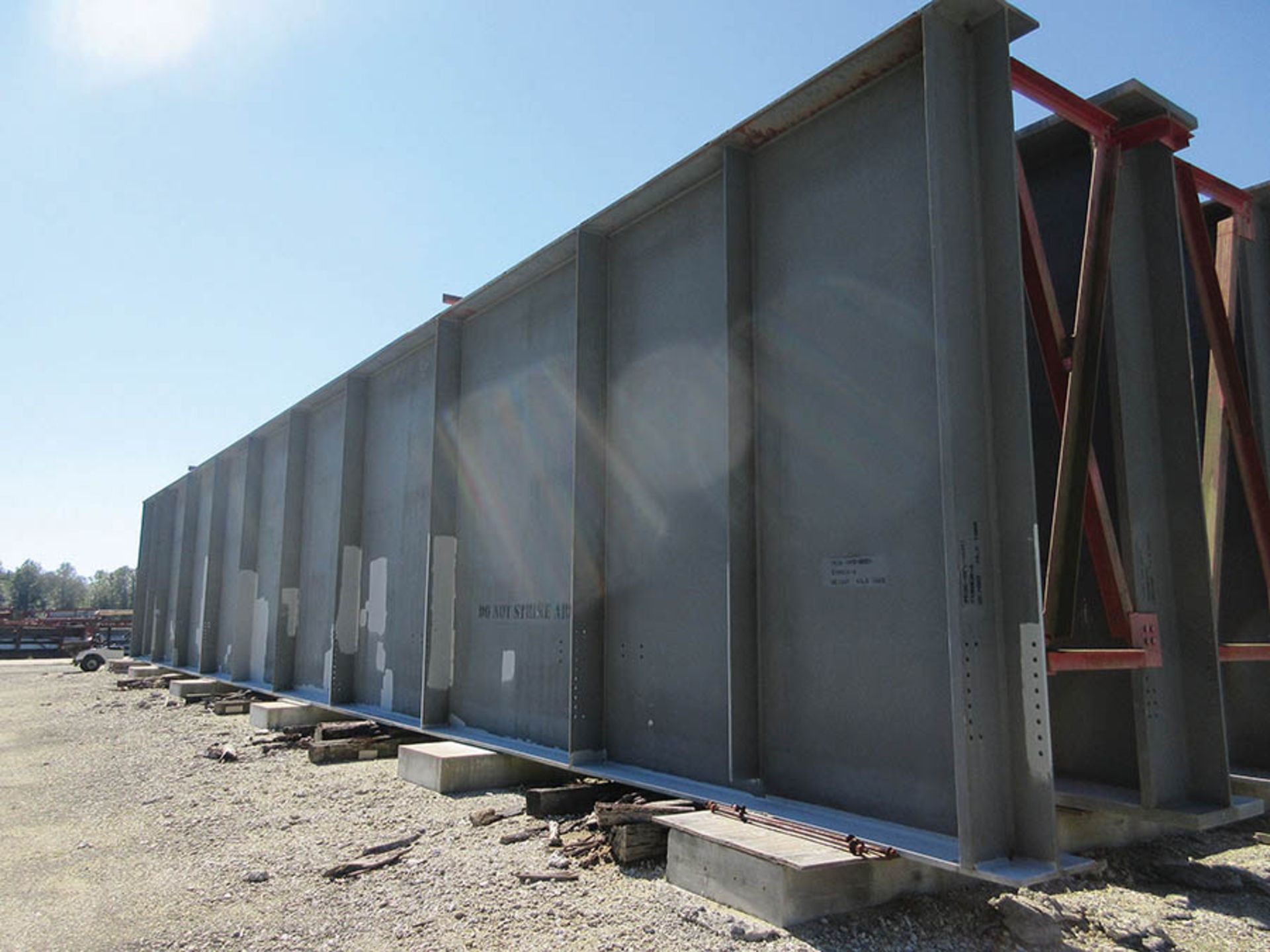 (4) GIRDERS APPROX. 1050'' X 168'' X 36'' X 24''W., GIRDER A: 43.5 TONS, GIRDER B: 46 TONS, GIRDER - Image 12 of 12