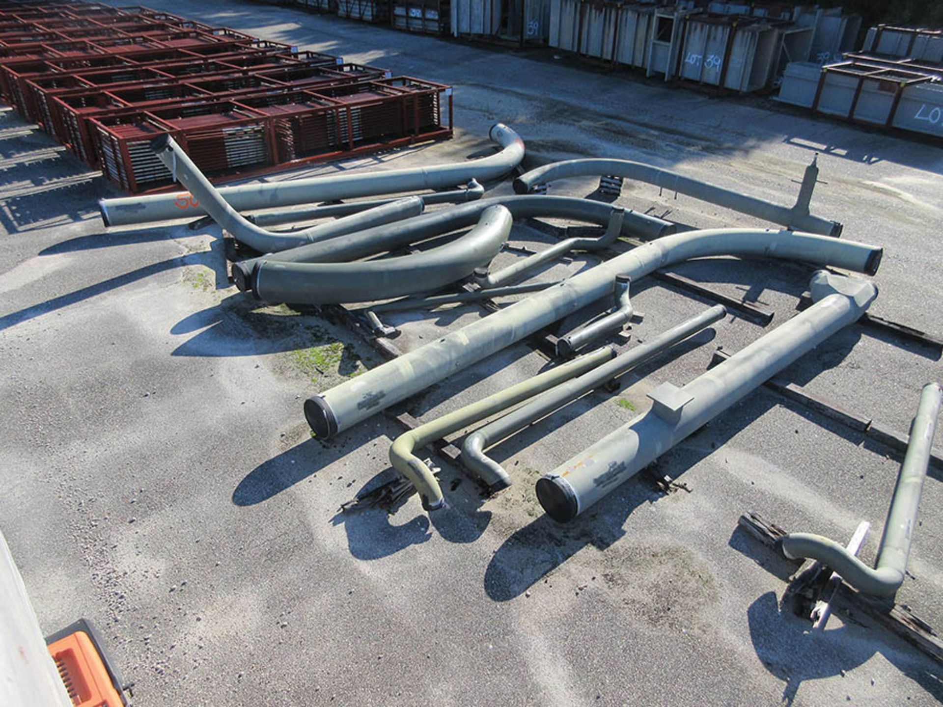 LARGE LOT OF ASSORTED PIPE: 6'' TO 30'' DIA. UP TO 552'', 1,000 LB. - 37,101 LB., LOCATION: GRID 4E