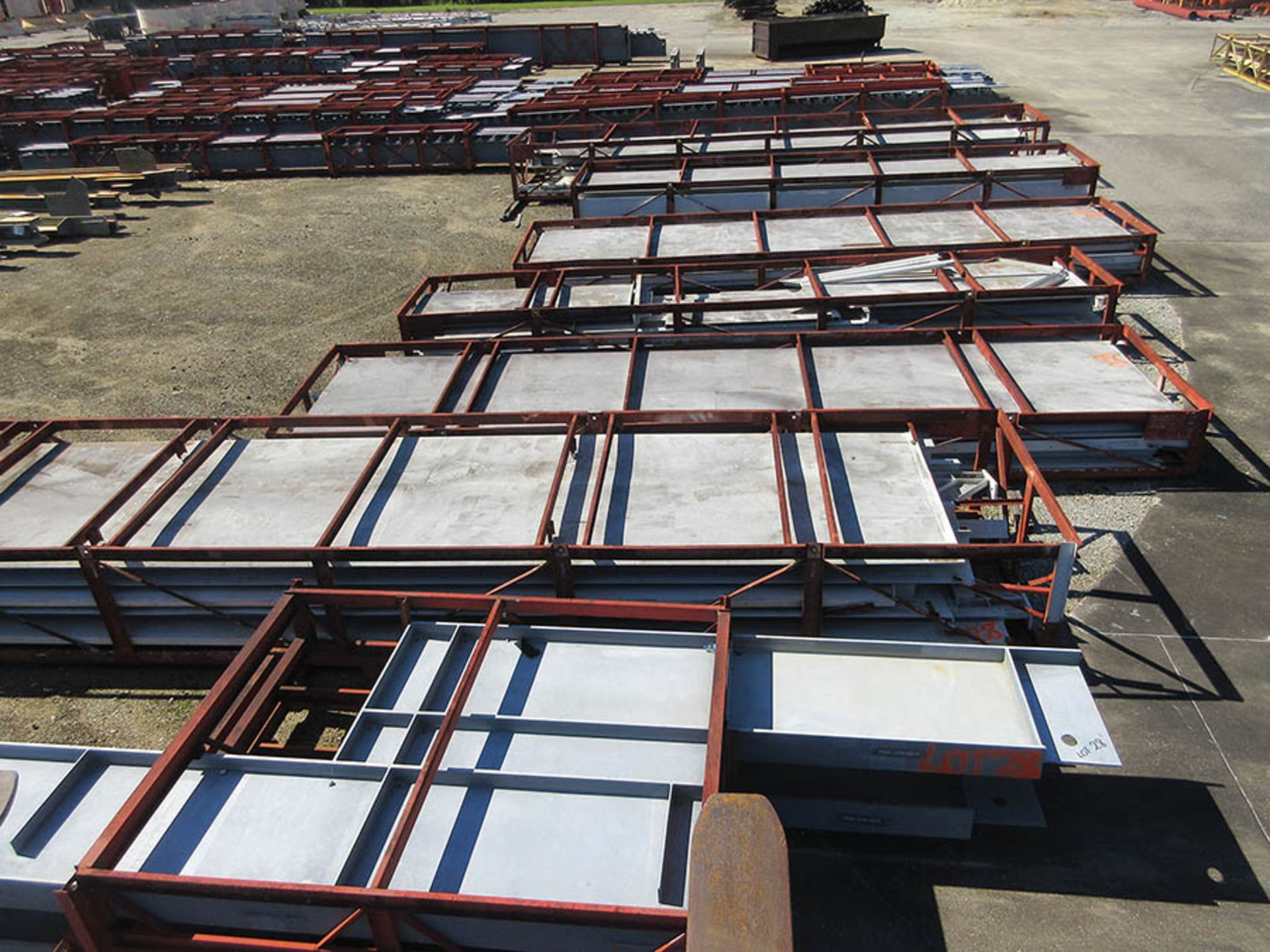 LOT OF STRUCTURAL STEEL: BEAMS UP TO 1115'' X 47'' X 12'' X 1 1/4'', LOCATION: GRIDS 2IA & 2JA