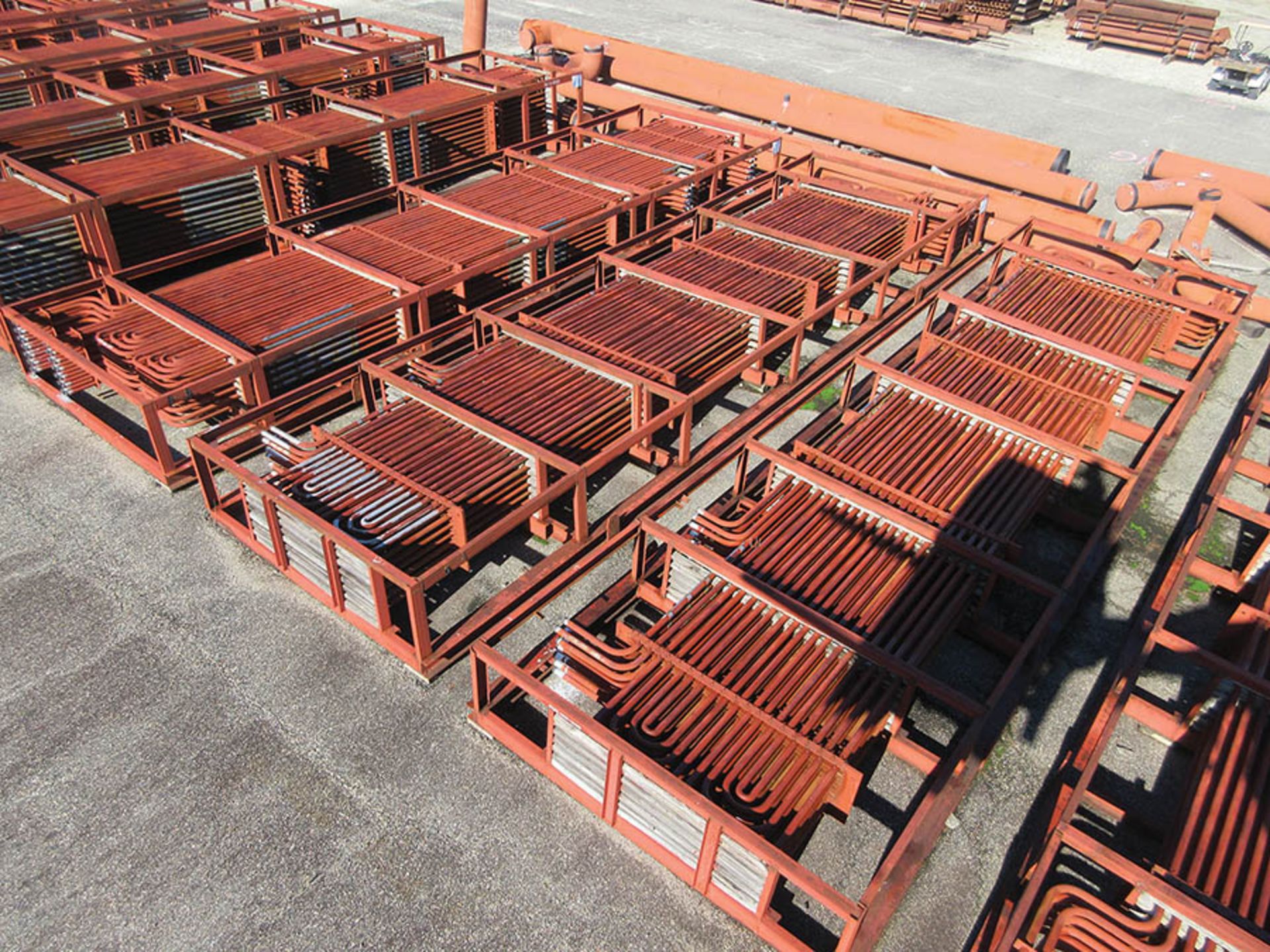 (7) ECONOMIZERS/ CRATED PIPE PANELS, 11,440 - 13,347 LB. EACH, LOCATION: GRID 4G - Image 2 of 2