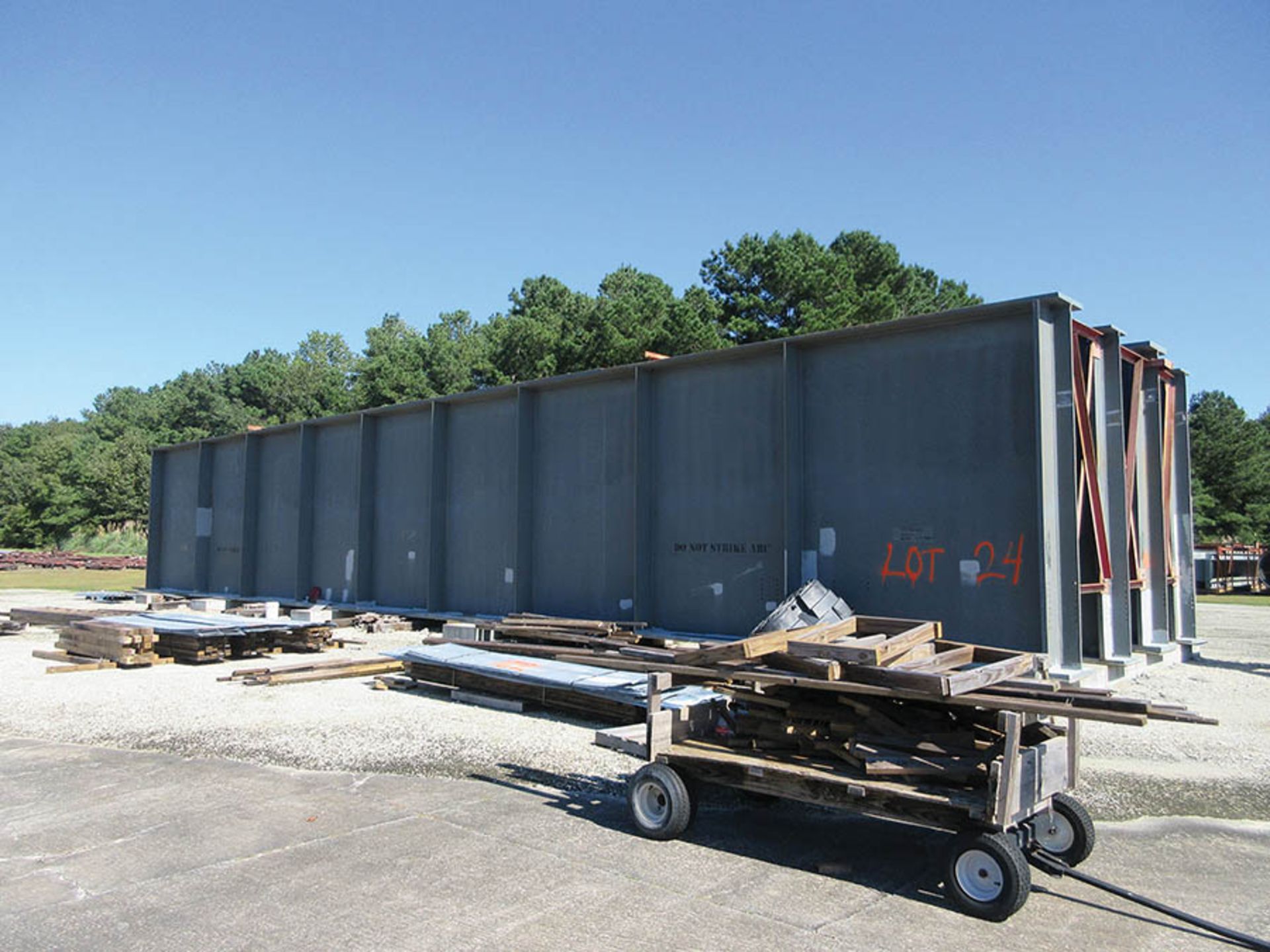 (4) GIRDERS APPROX. 1050'' X 168'' X 36'' X 24''W., GIRDER A: 43.5 TONS, GIRDER B: 46 TONS, GIRDER - Image 9 of 12