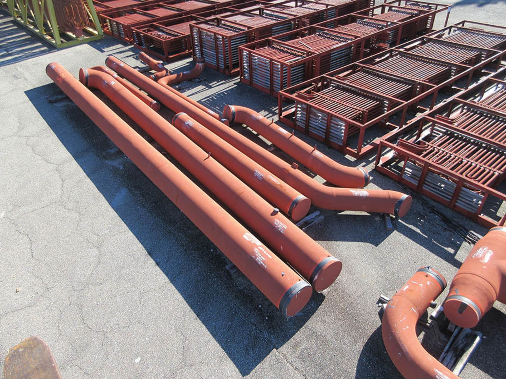 LOT OF ASSORTED PIPE: 8'' - 28'' DIA., 4,790 LB. - 46,575 LB., LOCATION: GRID 4H - 4I