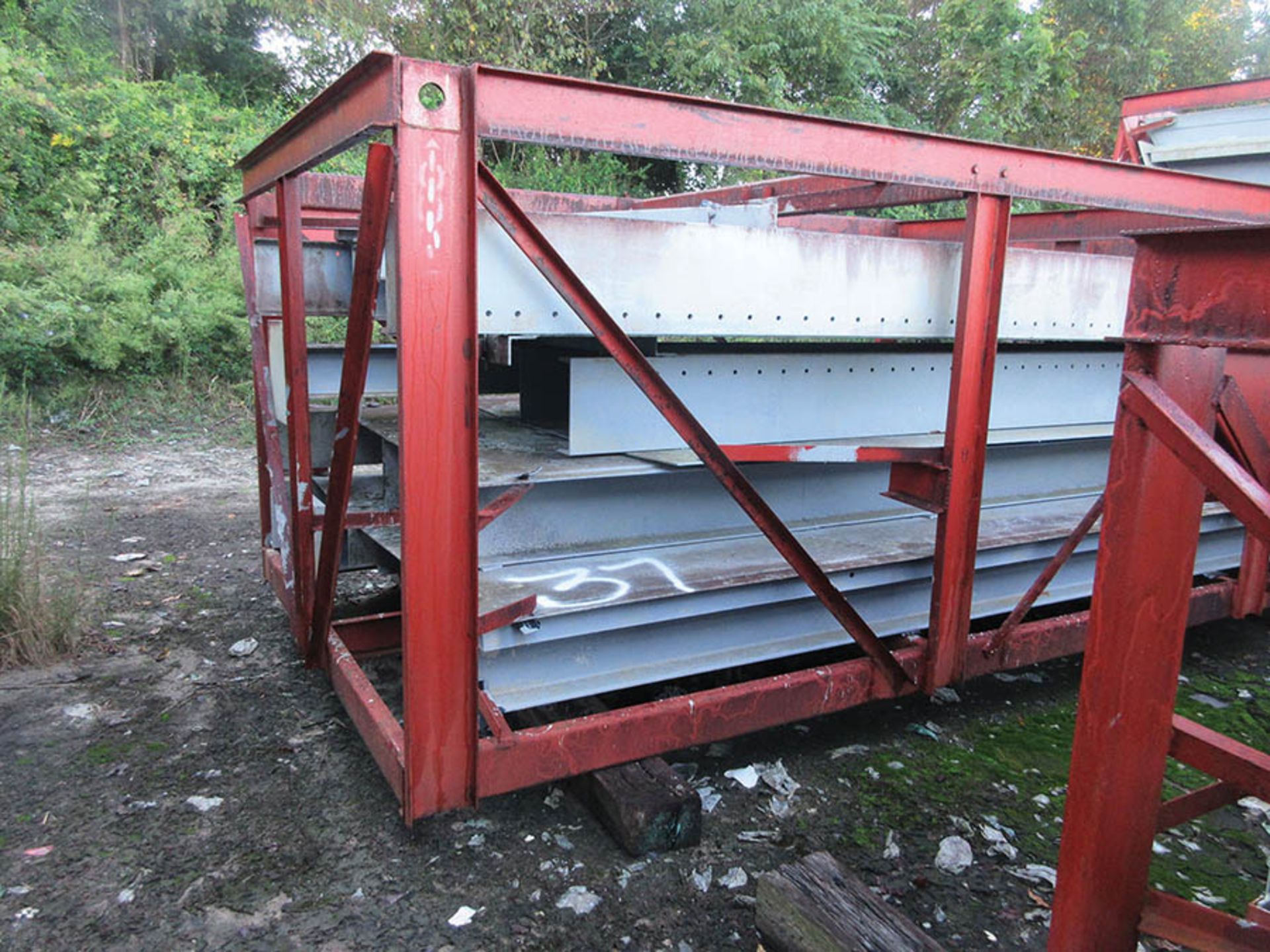 STRUCTURAL STEEL, HOPPERS & DUCTING: CRATE DIMENSIONS UP TO 319'' X 132'' X 124'', 12,608 LB., OTHER - Image 6 of 7