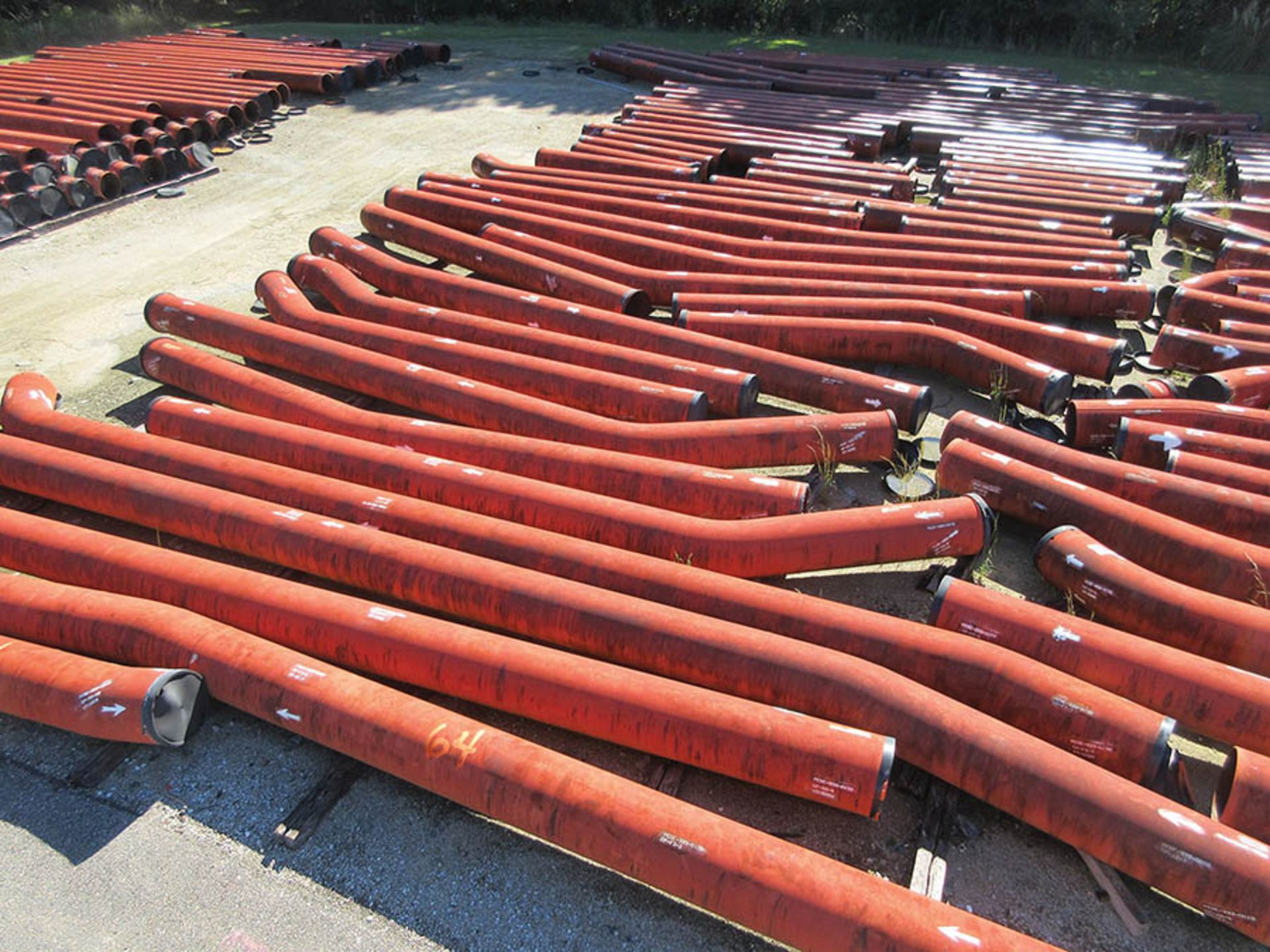 LARGE LOT OF ASSORTED PIPE: 24'', 26'' DIA. UP TO 500'', 7,177 LB., LOCATION: GRID 7E - Image 2 of 5