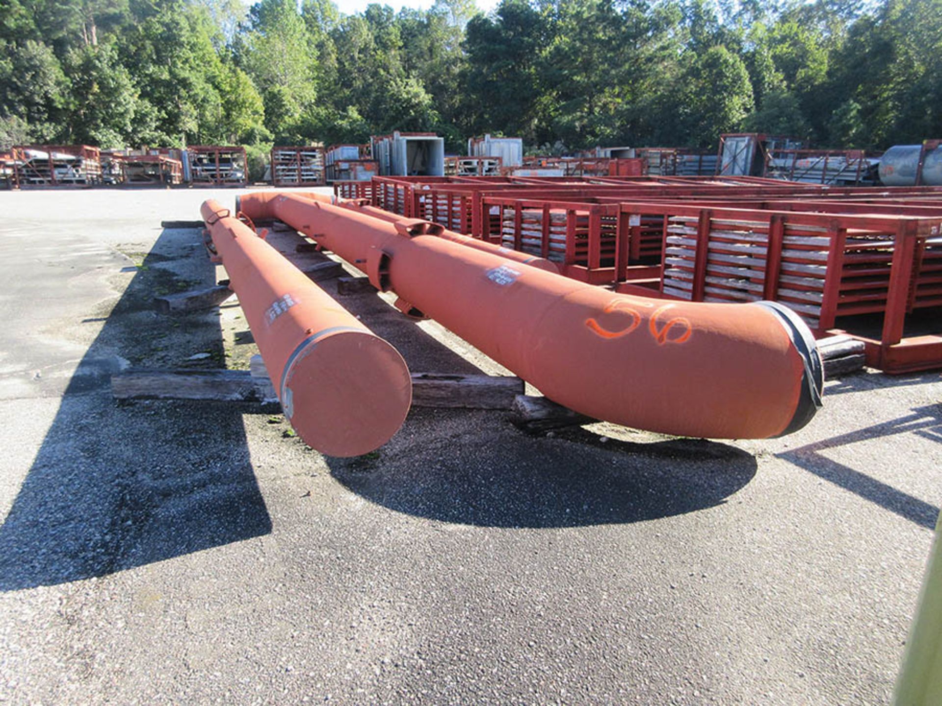 LOT OF ASSORTED PIPE: 8'' - 28'' DIA., 4,790 LB. - 46,575 LB., LOCATION: GRID 4H - 4I - Image 4 of 4