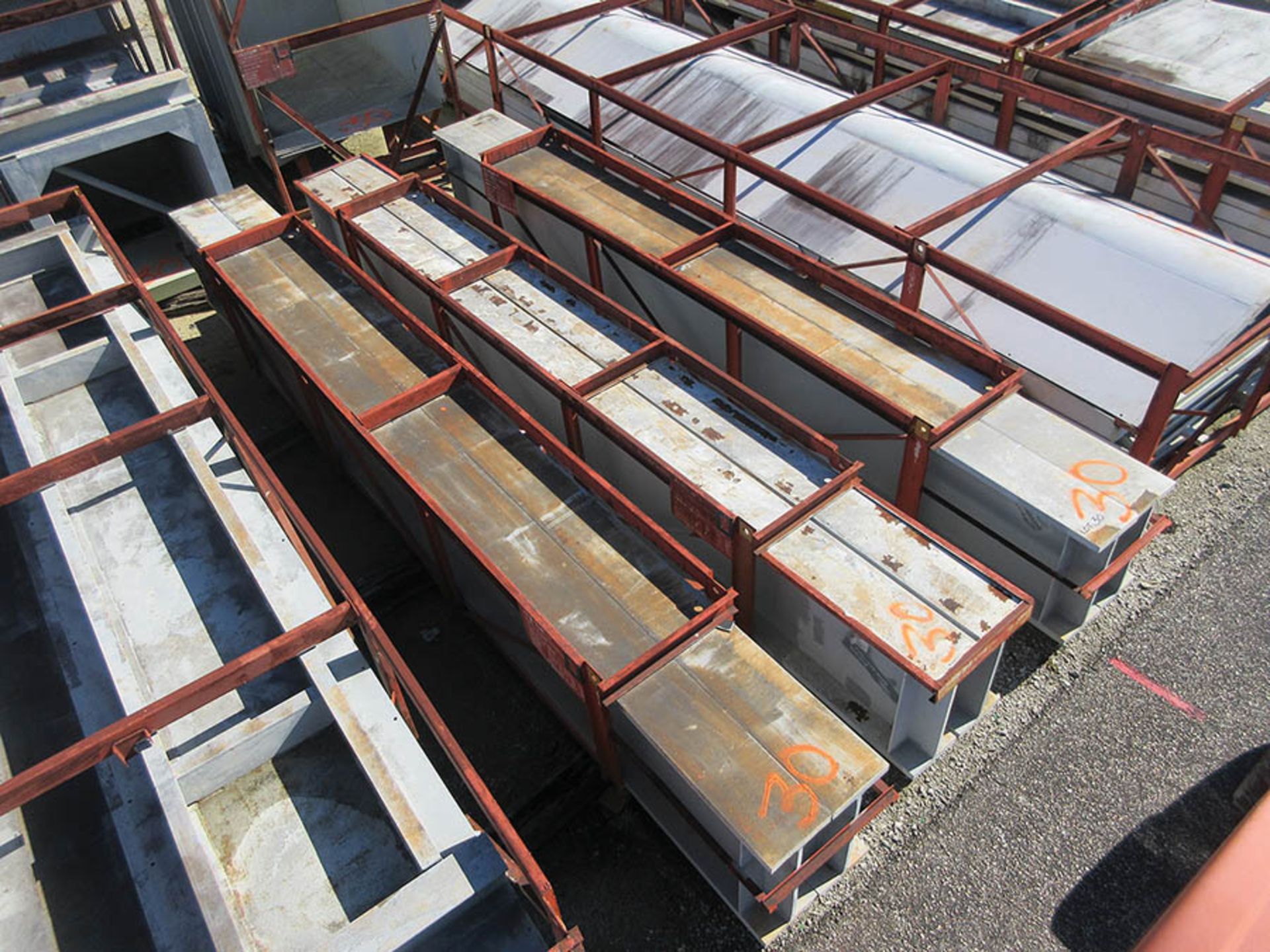 LOT OF STRUCTURAL STEEL & DUCTING: BEAMS UP TO 336'' X 41'' X 16'' X 2 1/4'', LOCATION: GRID 3I