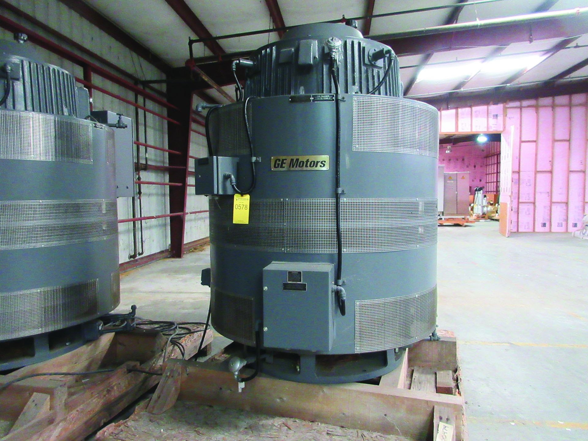 2007 GE MOTORS 1,000 HP INDUCTION MOTOR, CUSTOM 8000, 1786 RPM, 6,600 VOLTS, FRAME: 8446P42, S/N