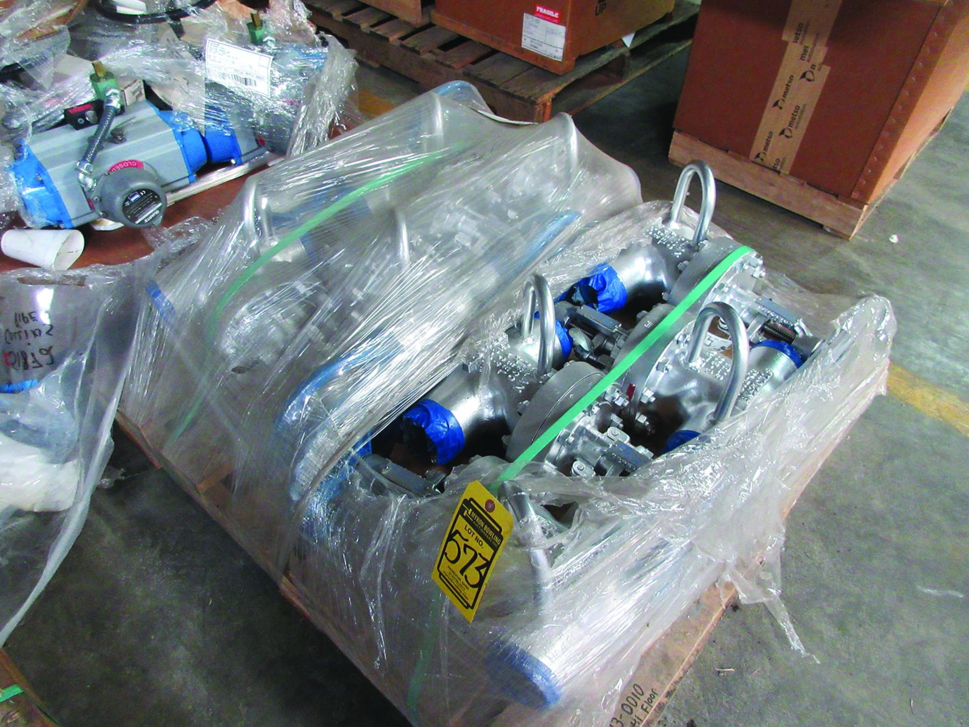 VELAN 4'' GATE VALVES, VELAN 8'' GLOBE VALVE (2X), VELAN 3'' GATE VALVES (8X), JAMESBURY 2'' - Image 8 of 14