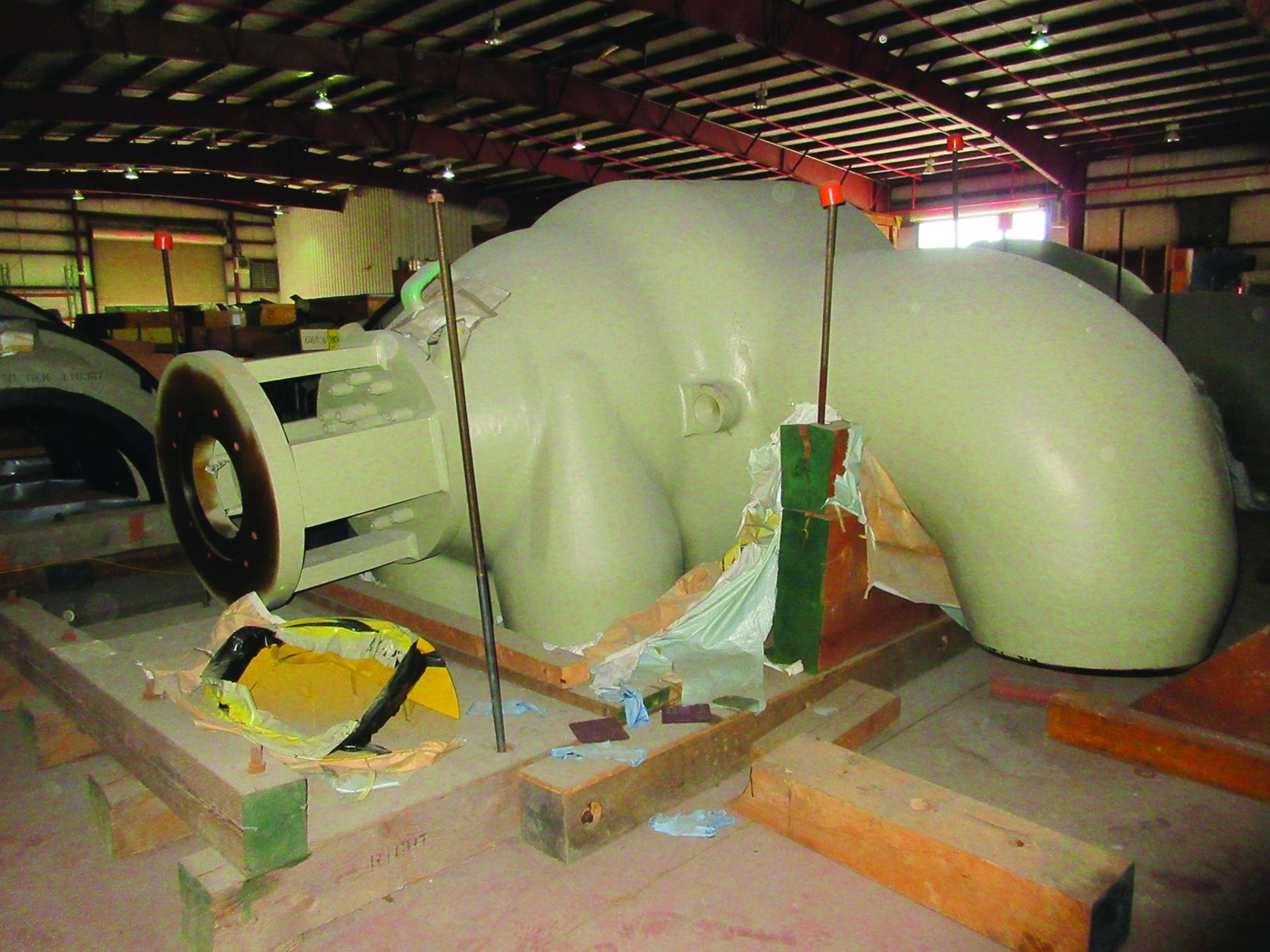 TURBINE SECTIONS, SOME WEIGHTS 89,700 LB., 84,800 LB., 44,050 LB - Image 6 of 10