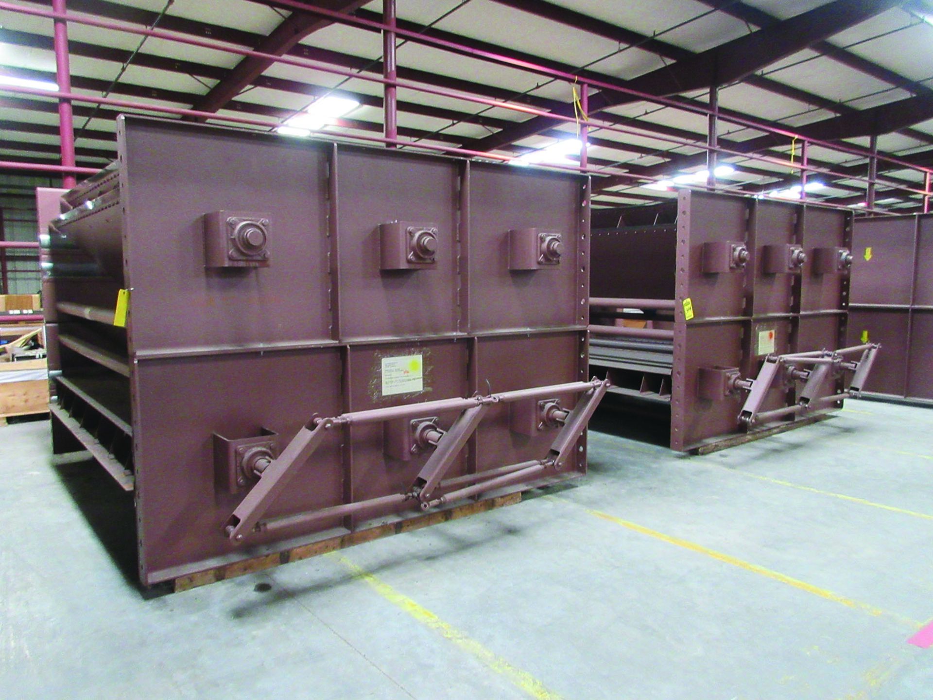 (4) DAMPERS, LARGEST WEIGHING 14,000 LB. EACH, 232'' X 120'' X 90'', SMALLER ONES 1,625 LB. - Image 3 of 5
