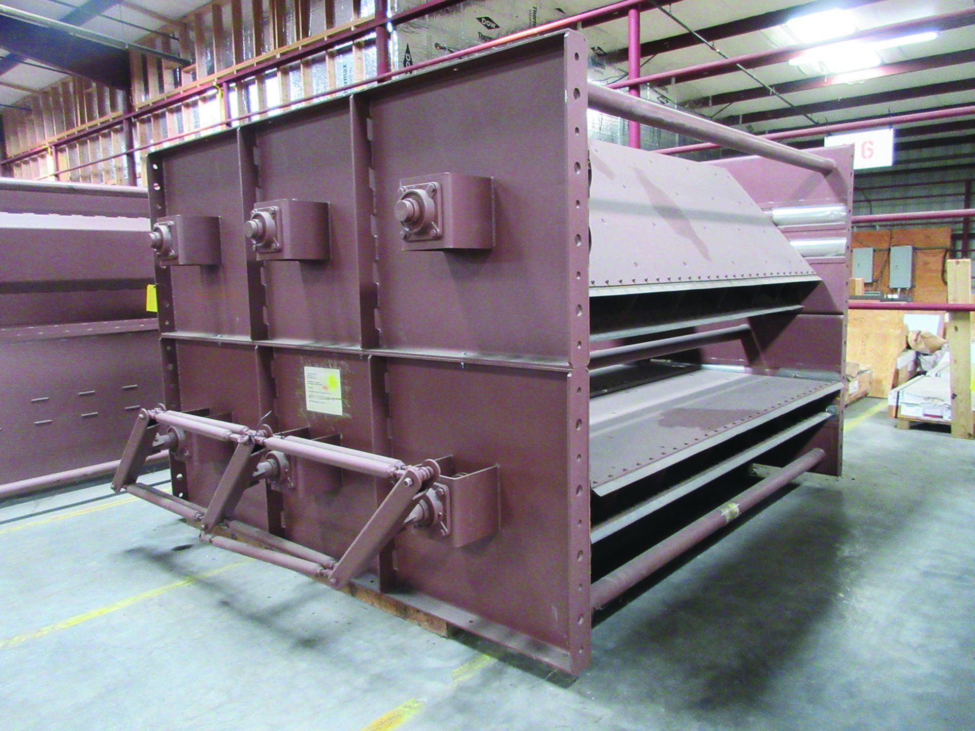 (4) DAMPERS, LARGEST WEIGHING 14,000 LB. EACH, 232'' X 120'' X 90'', SMALLER ONES 1,625 LB. - Image 4 of 5