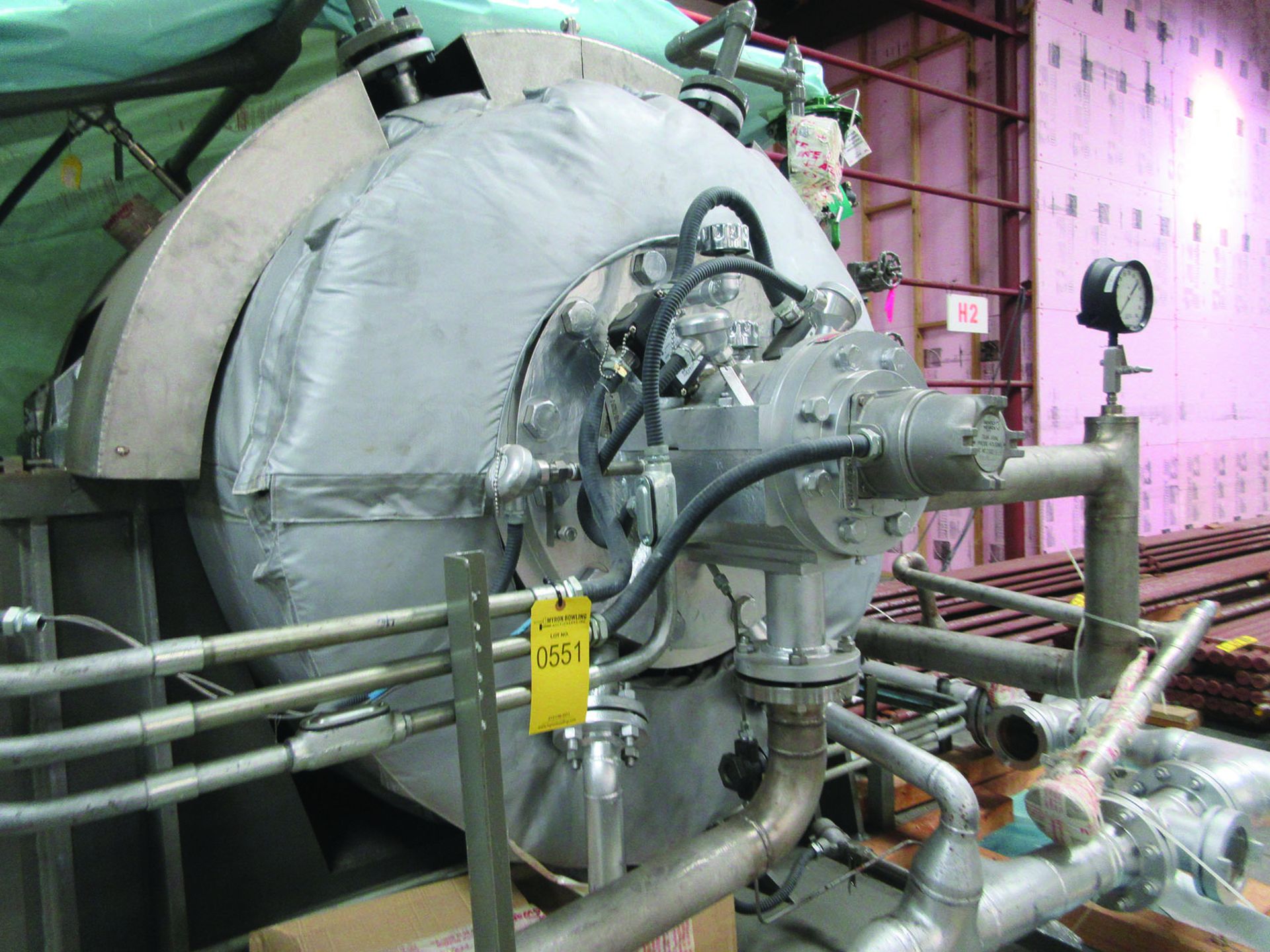 2008 FLOWSERVE BOILER FEED WATER PUMP, SIZE 80-CHTA-6, 5,500 RPM, CAP. 5,440 GPM, MAWT 375° F, MAWP: - Image 3 of 7