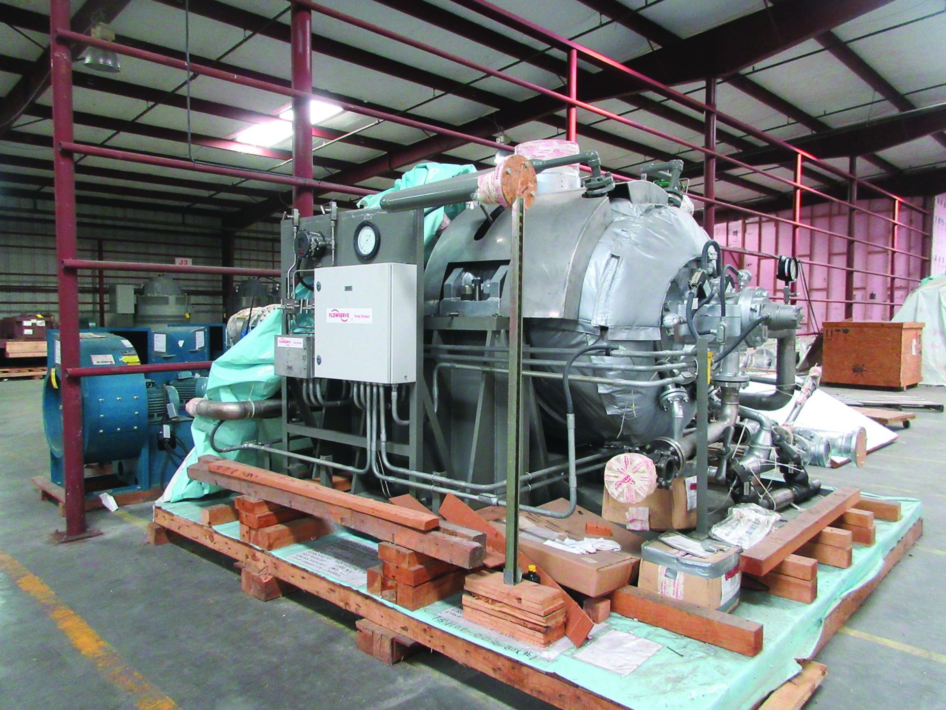 2008 FLOWSERVE BOILER FEED WATER PUMP, SIZE 80-CHTA-6, 5,500 RPM, CAP. 5,440 GPM, MAWT: 375° F, 11, - Image 2 of 10