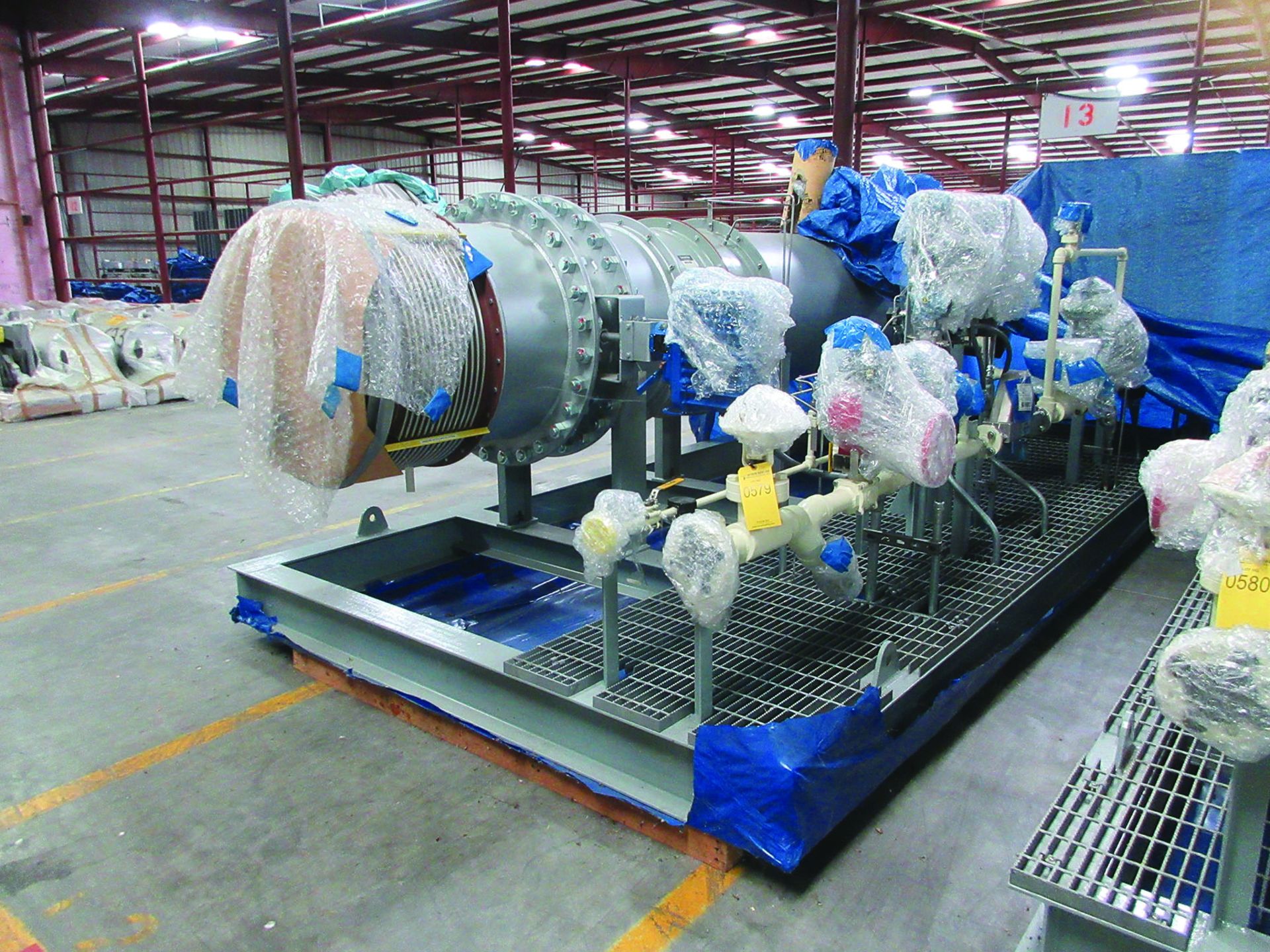 2009 WAHLCO INC AMMONIA/AIR MIXING SKID, TAG# 1-AM-SKD-2001B, 212'' X 96'' X 85'', 8,000 LB., GRID