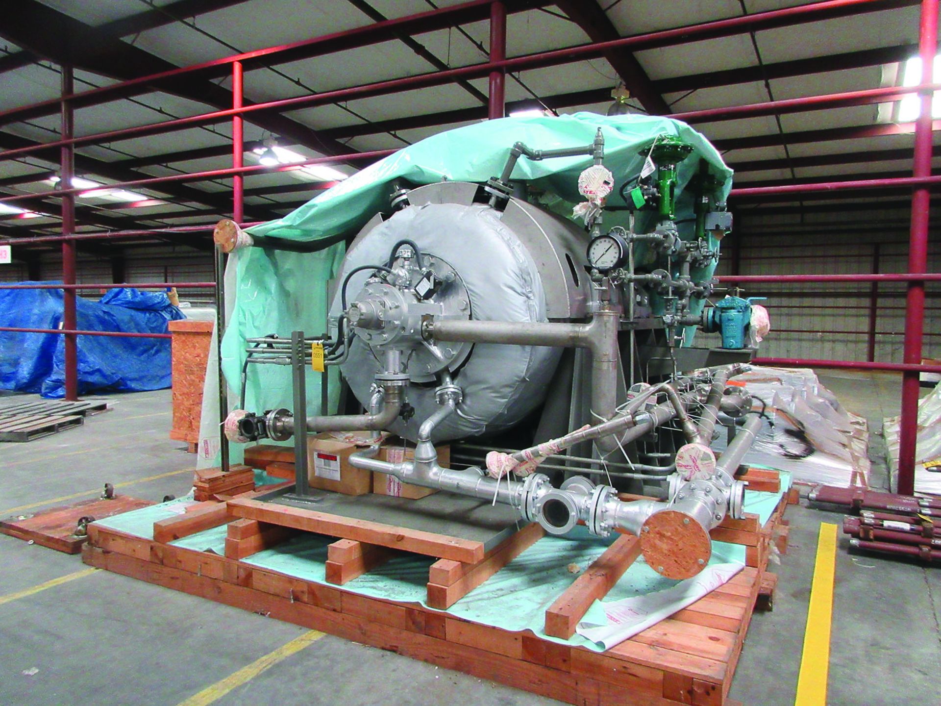2008 FLOWSERVE BOILER FEED WATER PUMP, SIZE 80-CHTA-6, 5,500 RPM, CAP. 5,440 GPM, MAWT 375° F, MAWP: