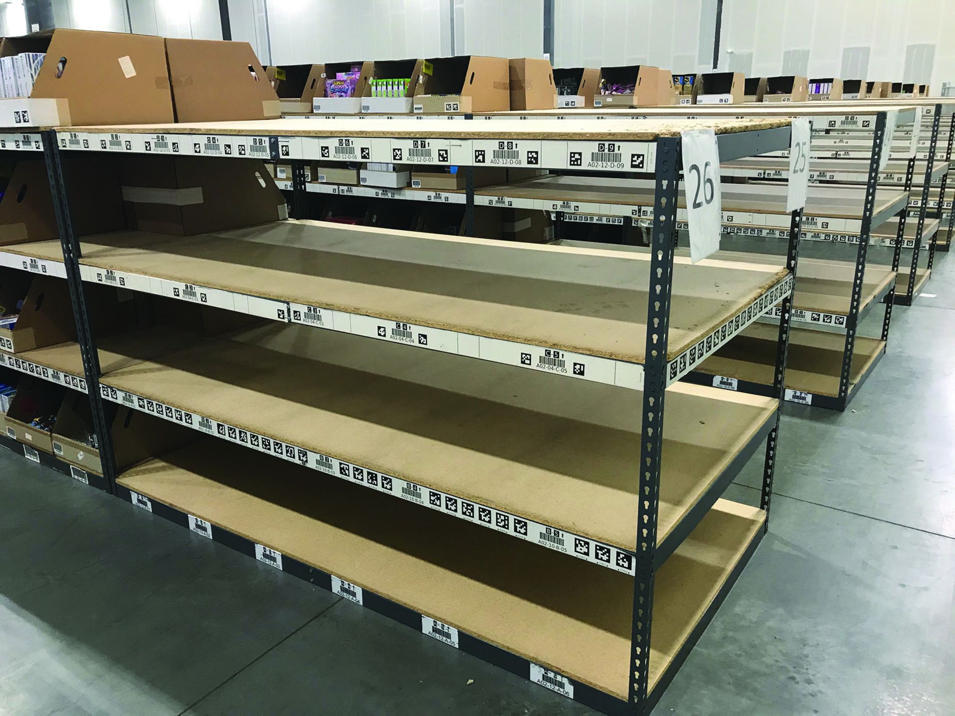 (10X) WIDE SPAN SHELVING - 96''L X 48''W X 60''H, 4 SHELVES PER SECTION - Image 2 of 2