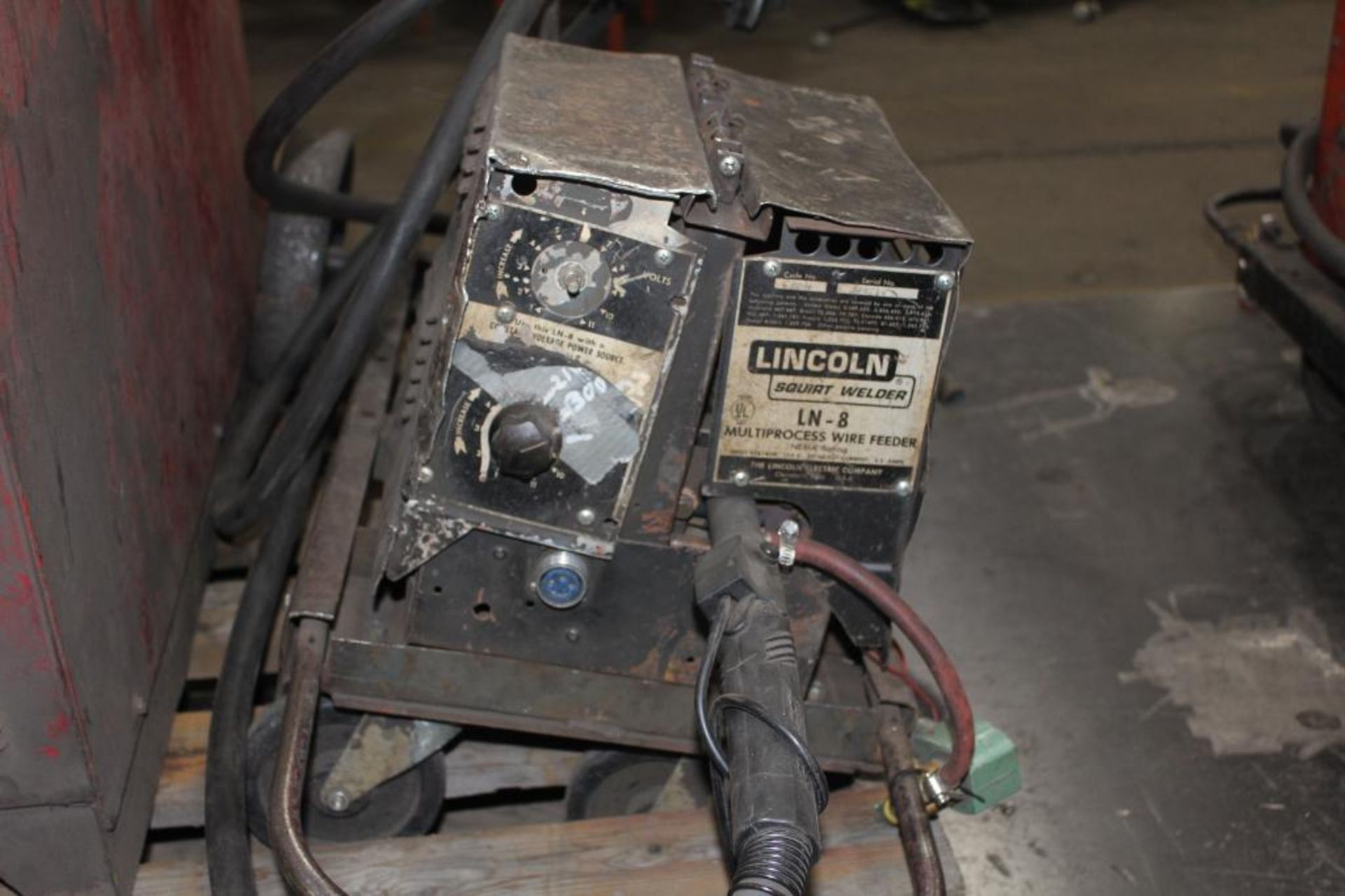 LINCOLN ELECTRIC IDEALARC DC-600 WELDER SN.U1940326604 230-460V WITH LN-8 WIRE FEED SN.103238 115V - Image 6 of 10