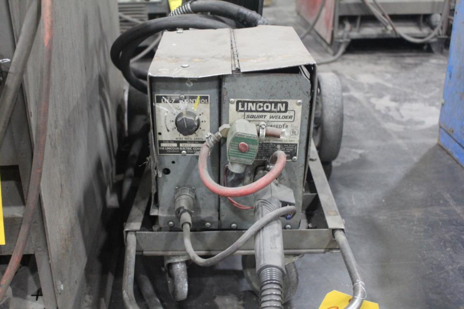 LINCOLN ELECTRIC IDEALARC DC-600 WELDER SN.AC684486 230-460V WITH LN-7 WIRE FEED SN.98949 115V - Image 5 of 10